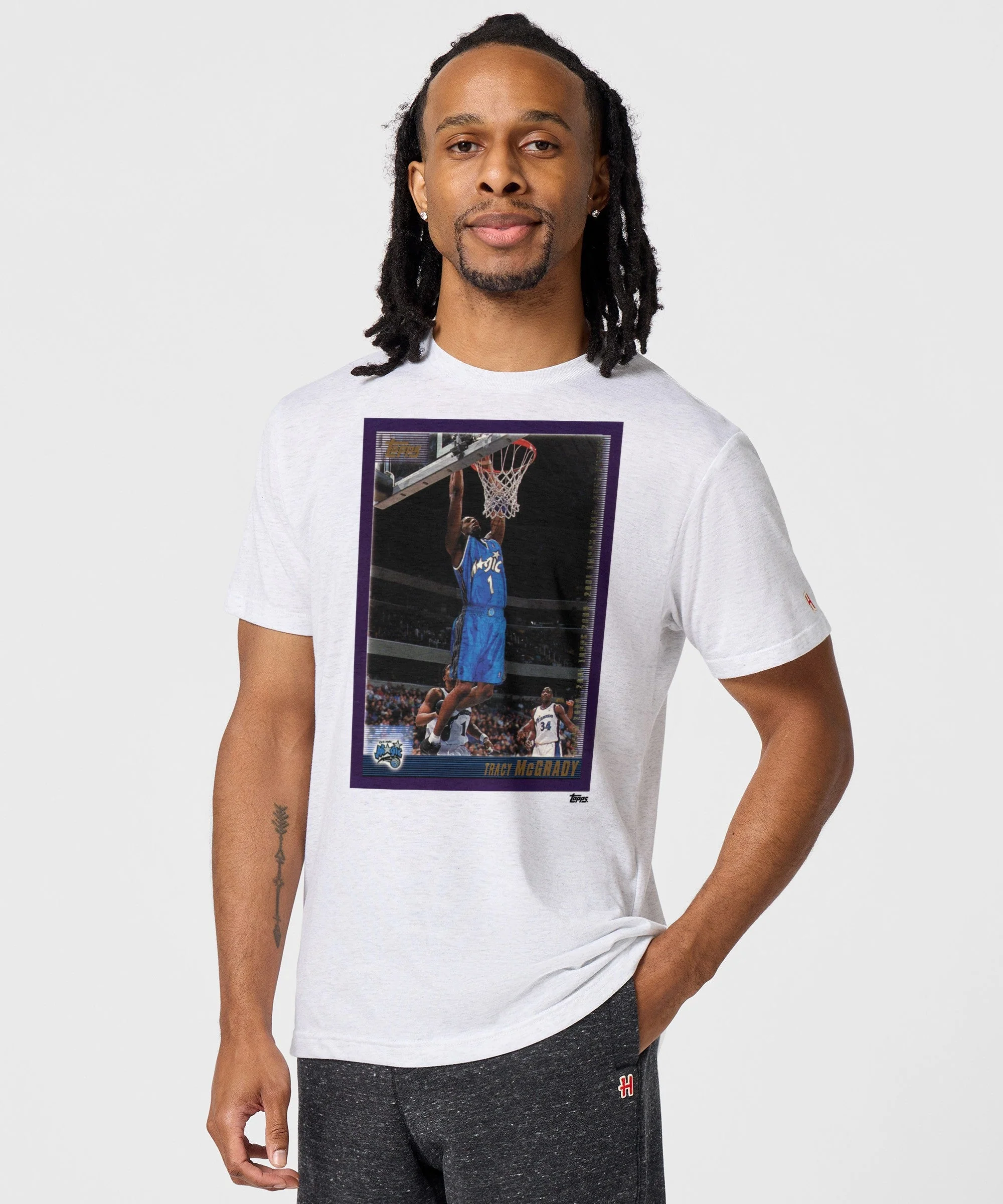 2000 Topps Basketball Tracy McGrady Magic - Image 3