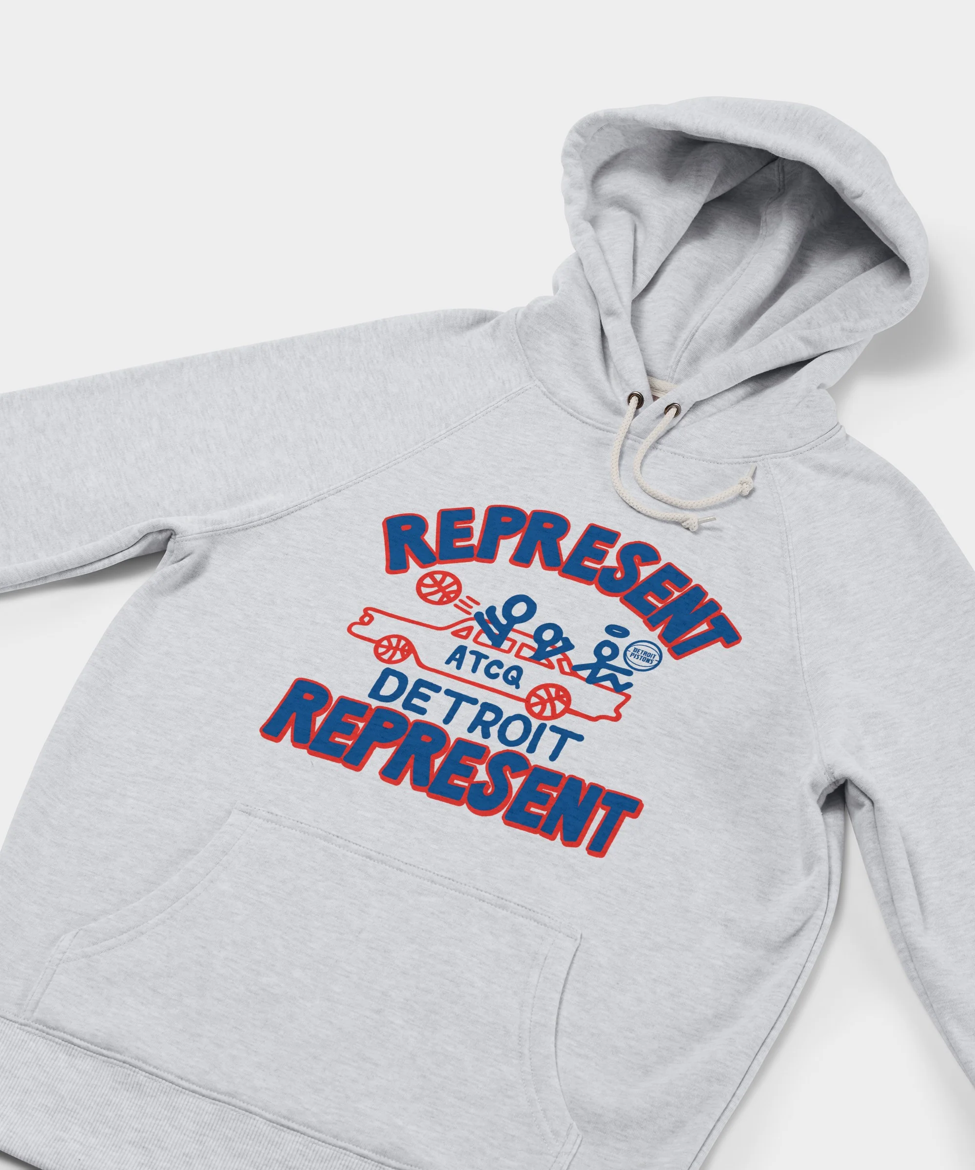 A Tribe Called Quest x Detroit Pistons Represent Hoodie - Image 2