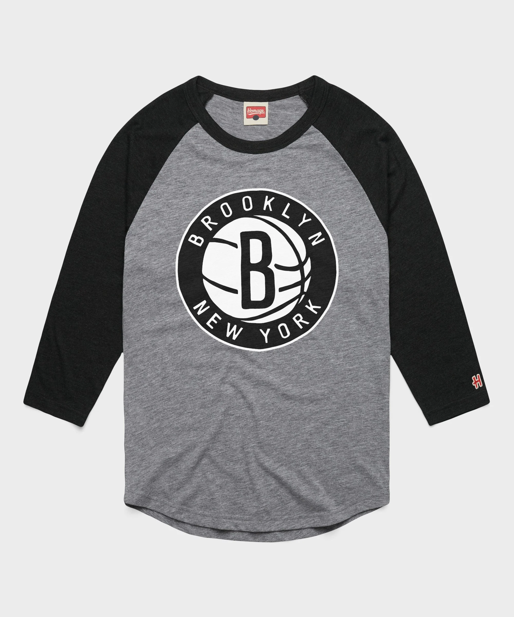 Brooklyn Nets Logo Raglan