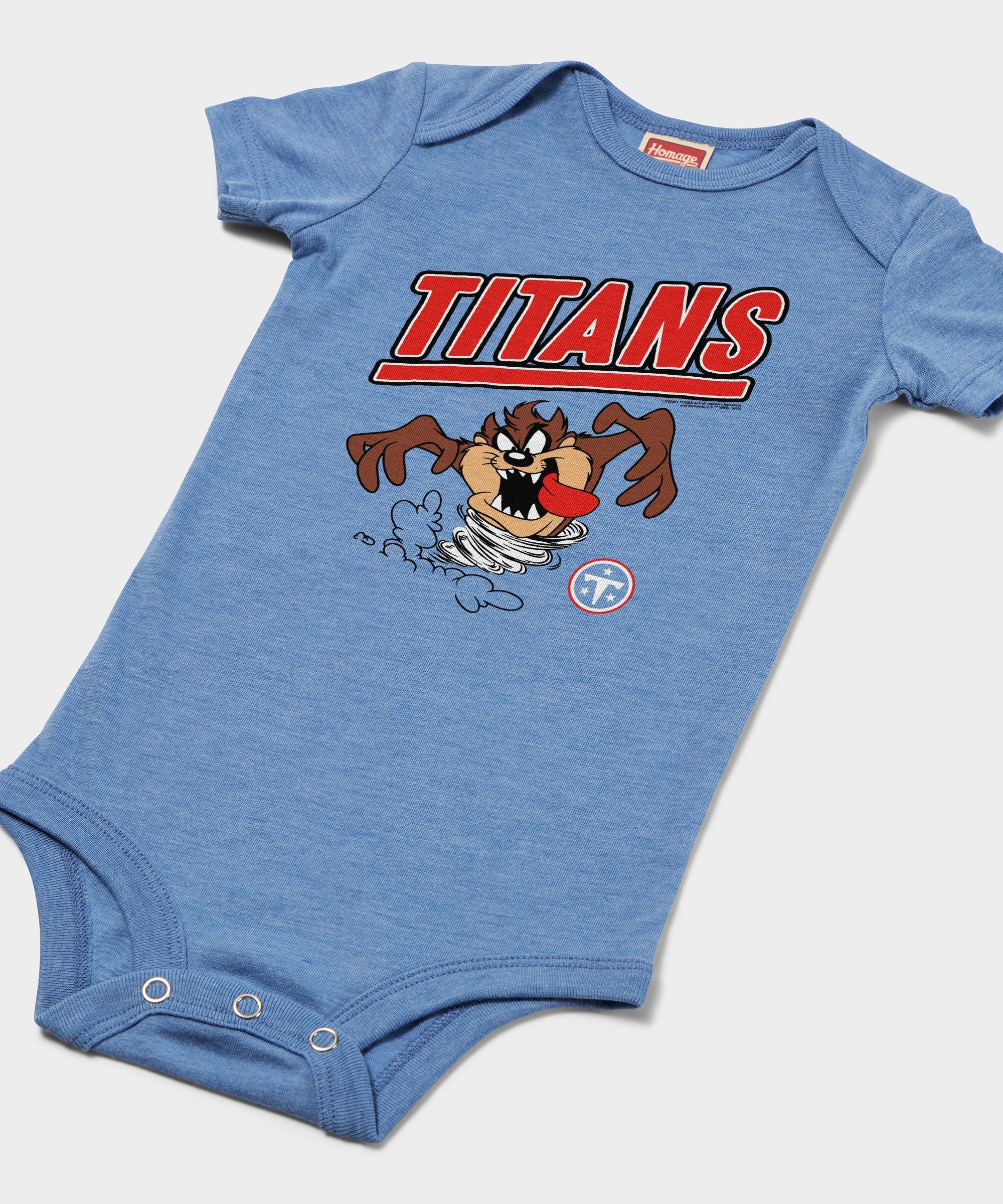 Looney Tunes Taz x Tennessee Titans Baby One Piece - Image 2