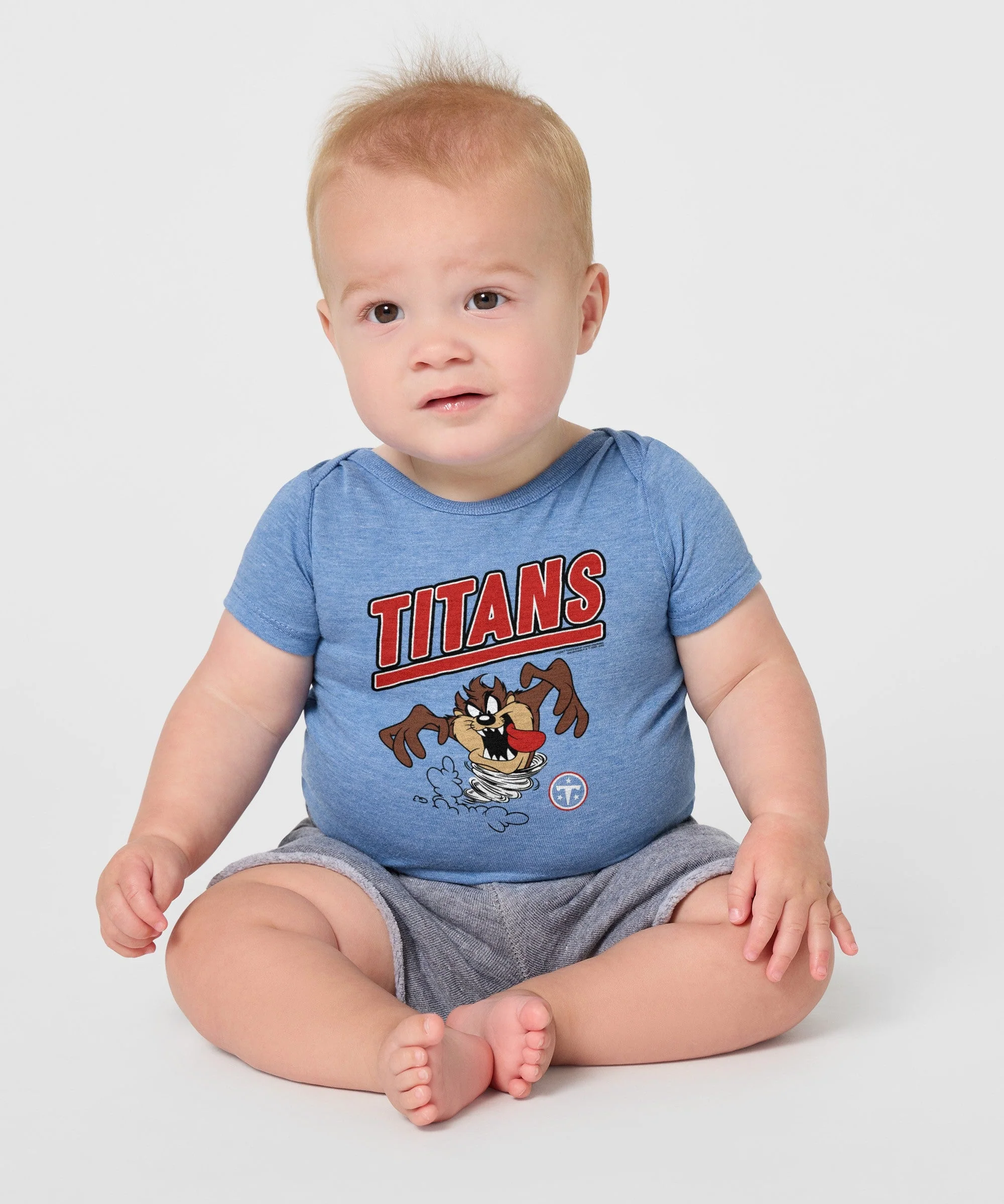 Looney Tunes Taz x Tennessee Titans Baby One Piece - Image 3