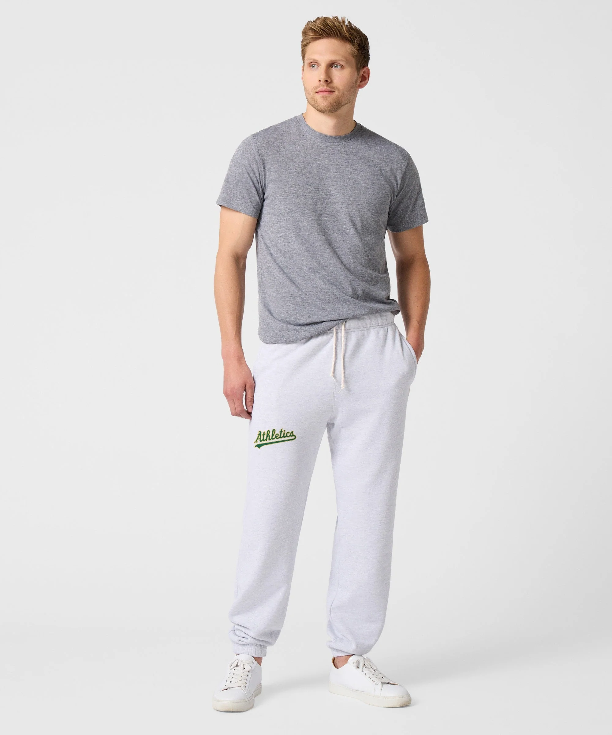 Oakland Athletics Jersey Logo '93 Sweatpants - Image 3