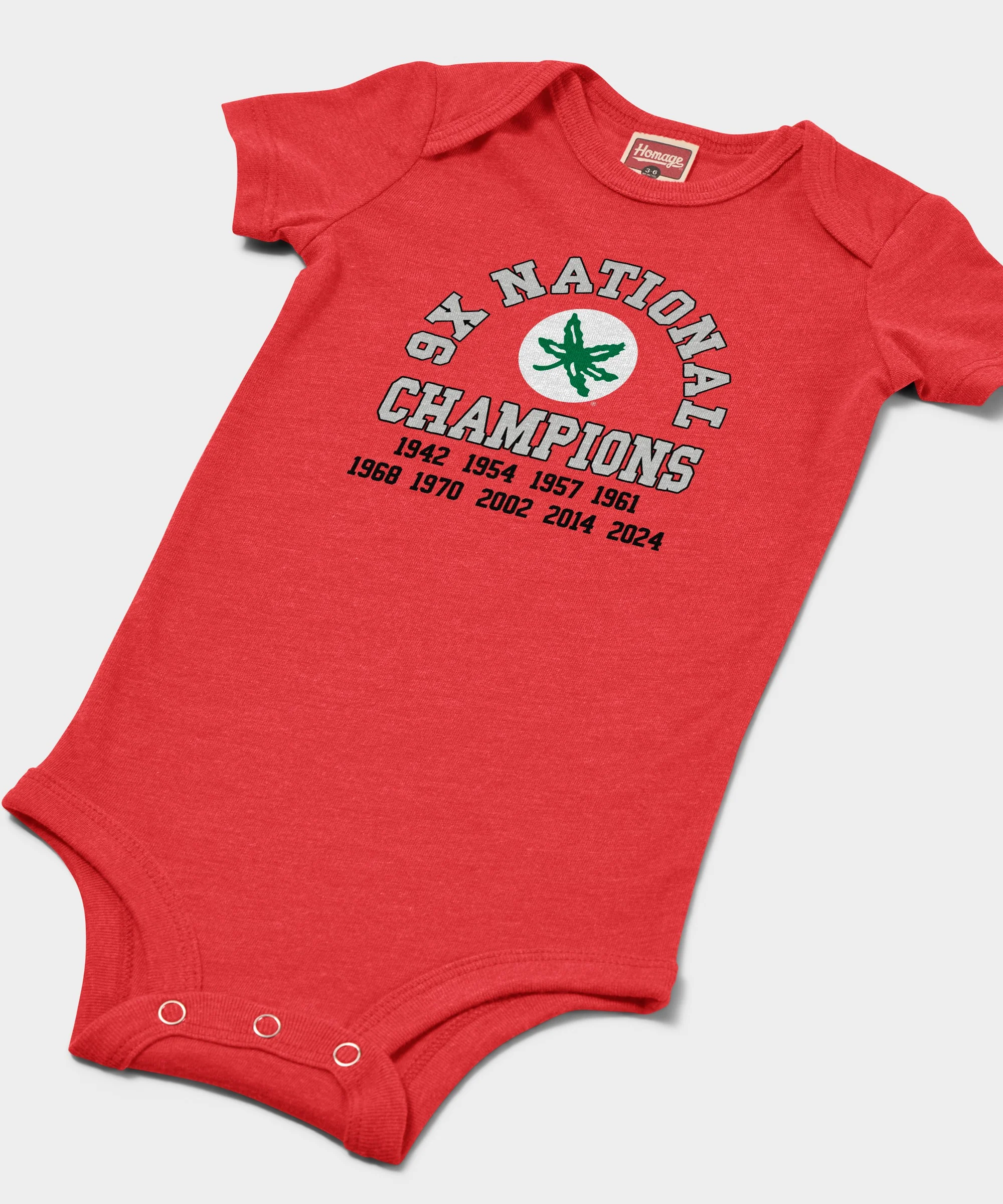 Ohio State 9x National Champions Baby One Piece - Image 2