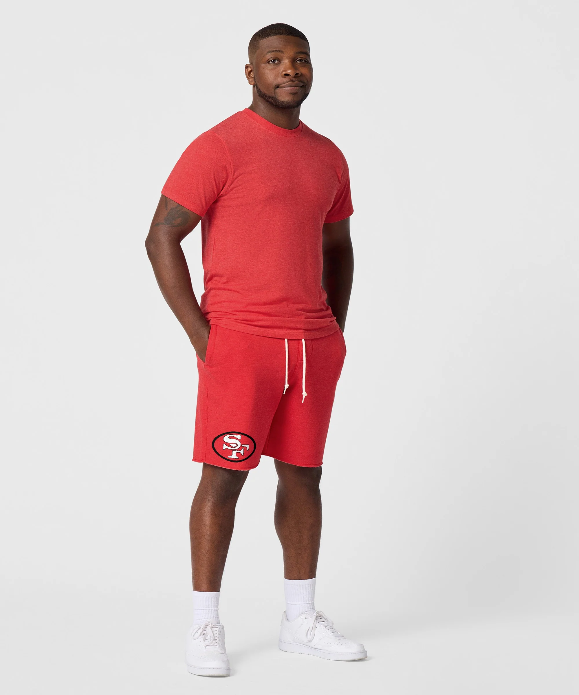 San Francisco 49ers '68 Sweat Shorts - Image 5