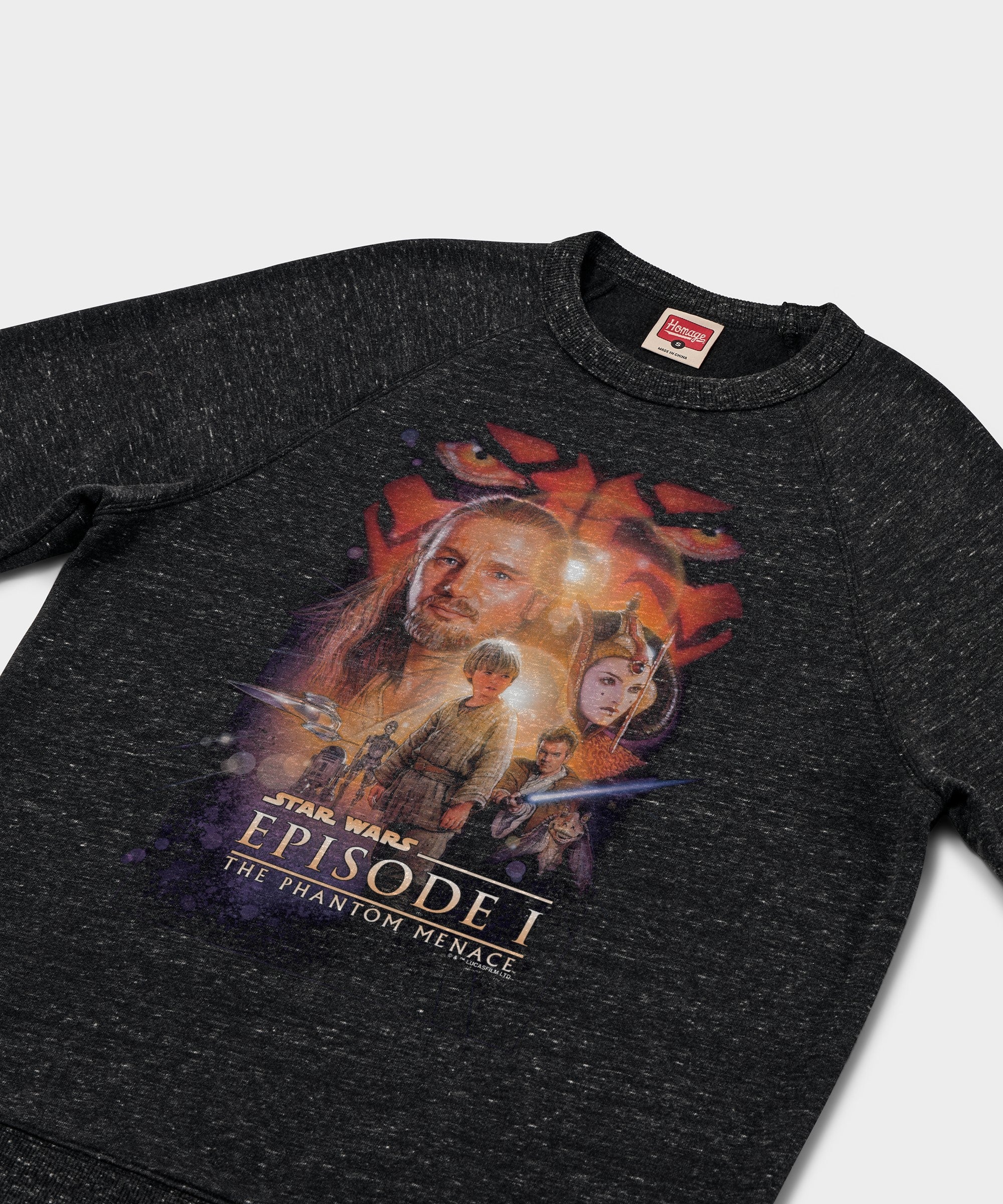 Star Wars Episode I The Phantom Menace Poster Crewneck - Image 2