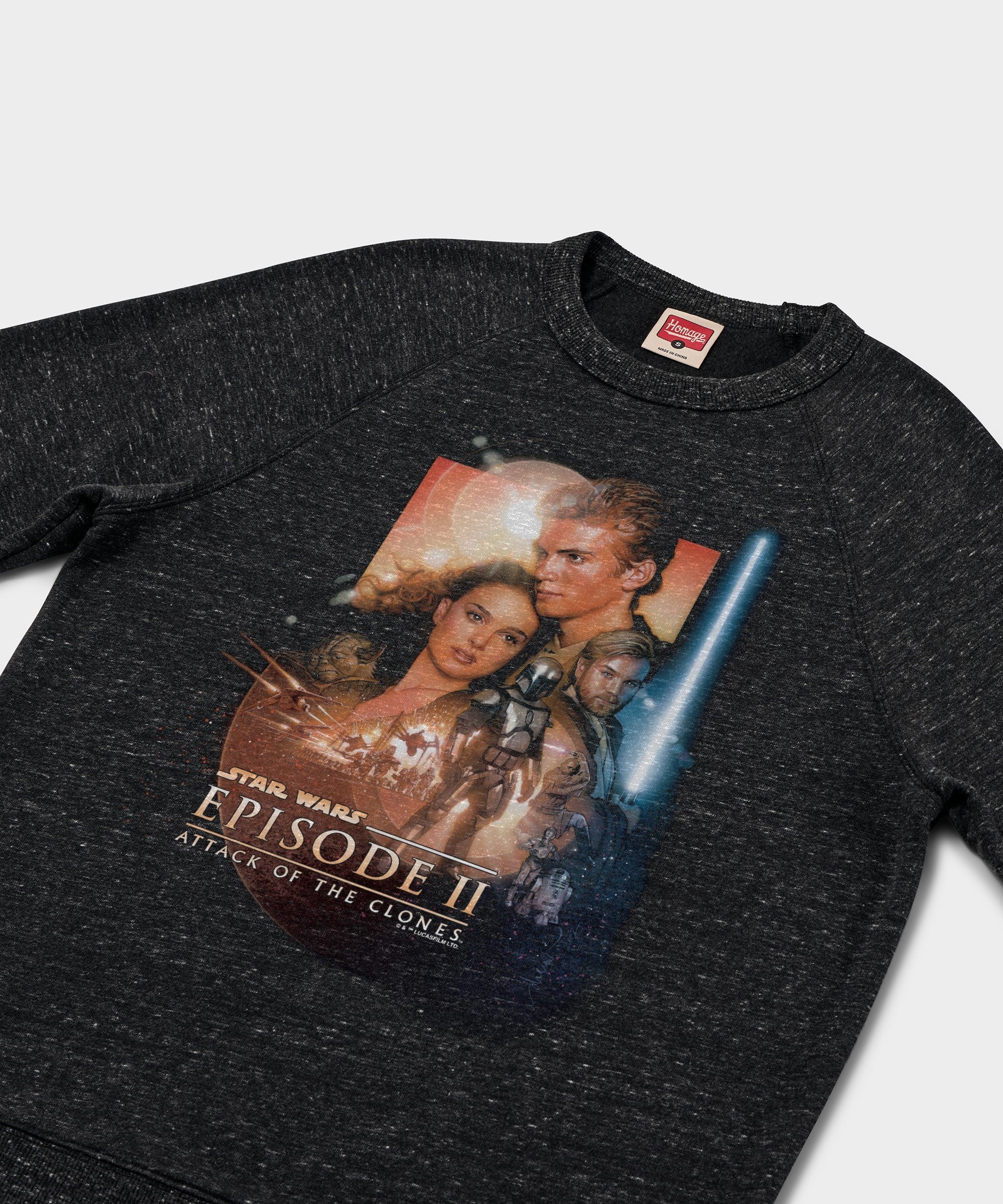 Star Wars Episode II Attack Of The Clones Poster Crewneck - Image 2