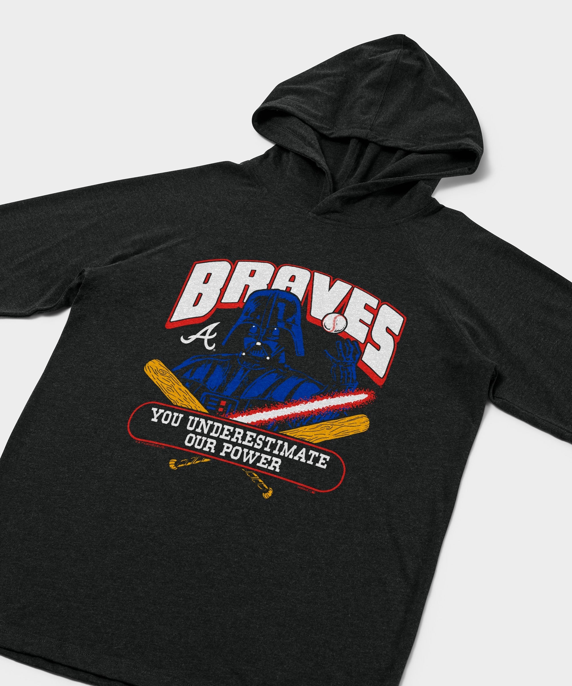 Star Wars x Atlanta Braves Dark Side Lightweight Hoodie - Image 2