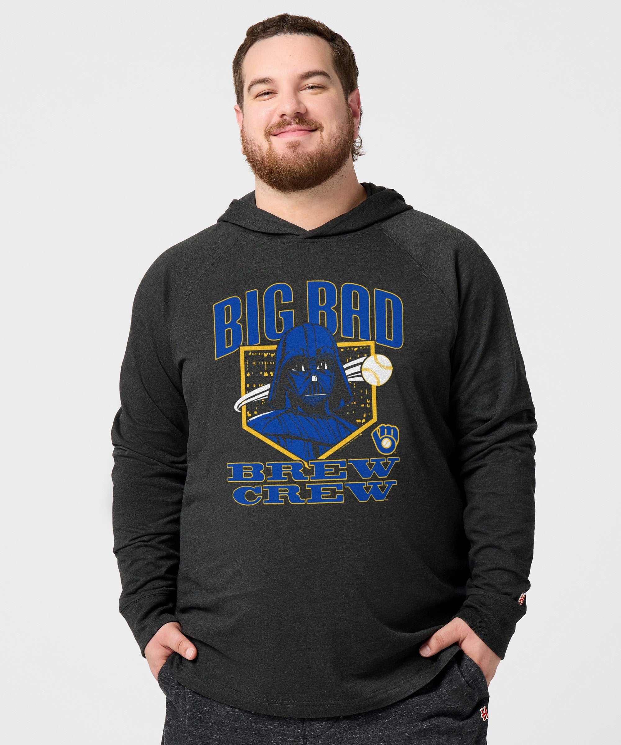 Star Wars x Milwaukee Brewers Dark Side Lightweight Hoodie - Image 3