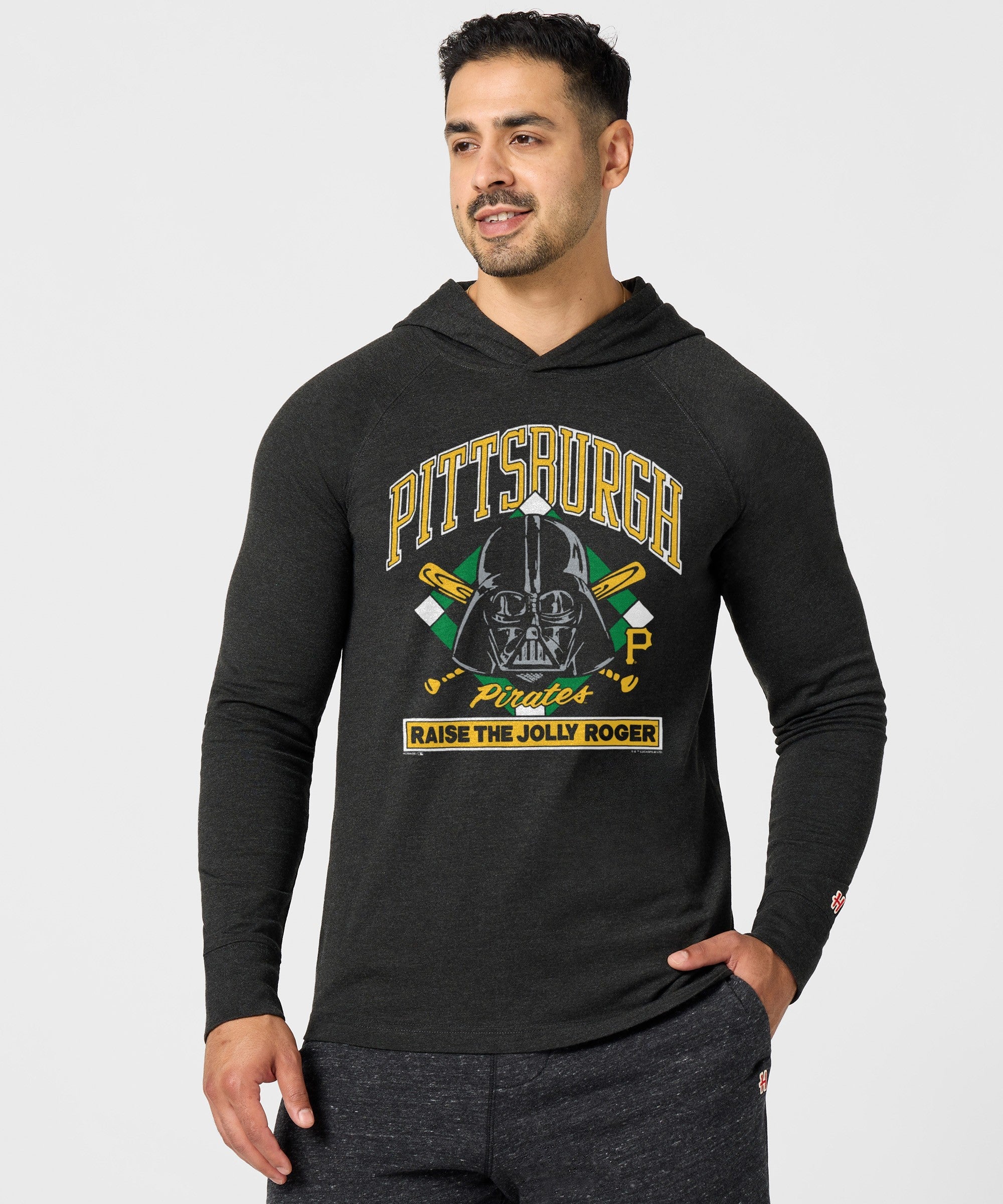 Star Wars x Pittsburgh Pirates Dark Side Lightweight Hoodie - Image 3