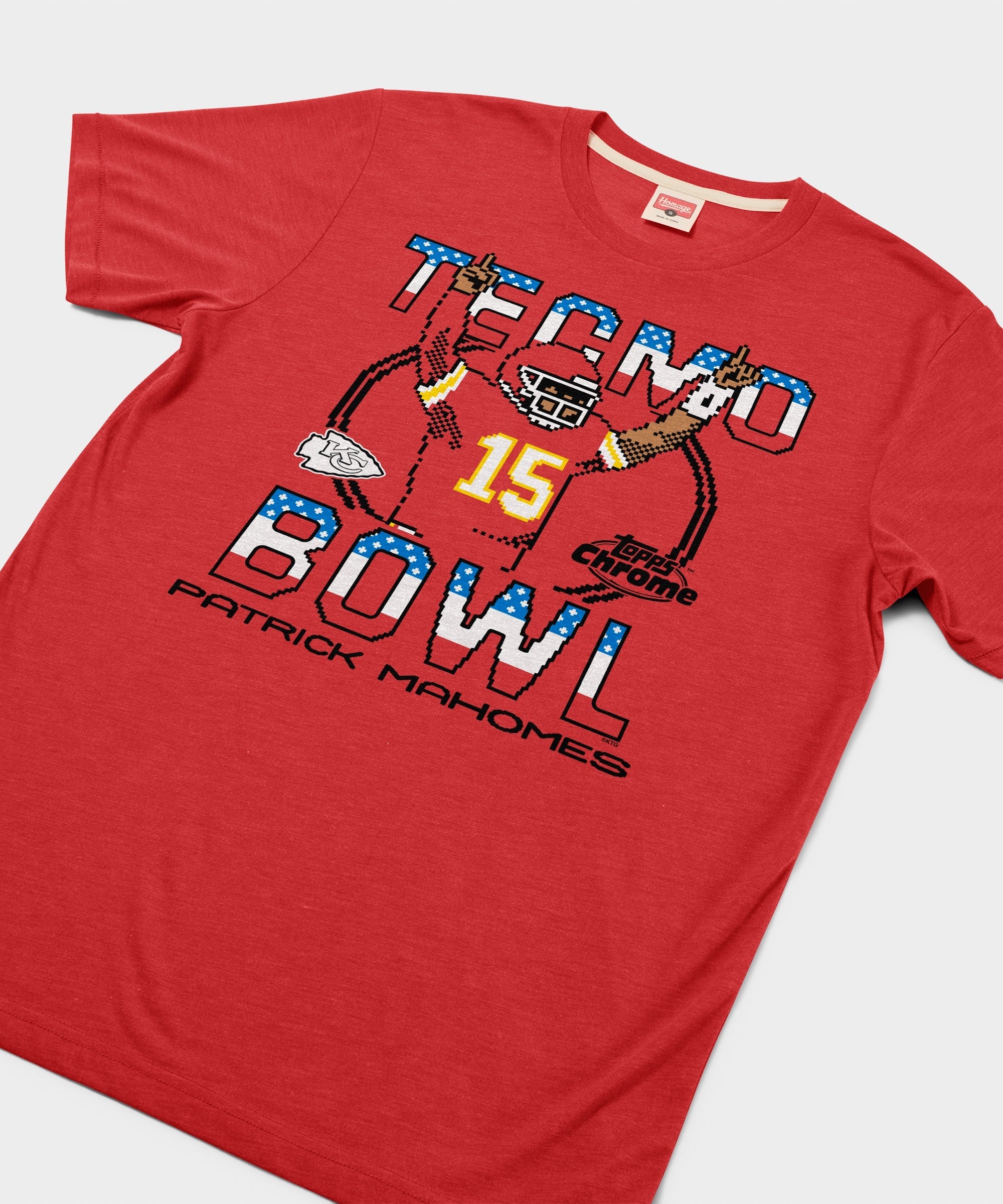 Tecmo Bowl x Topps Chrome Chiefs Patrick Mahomes - Image 2