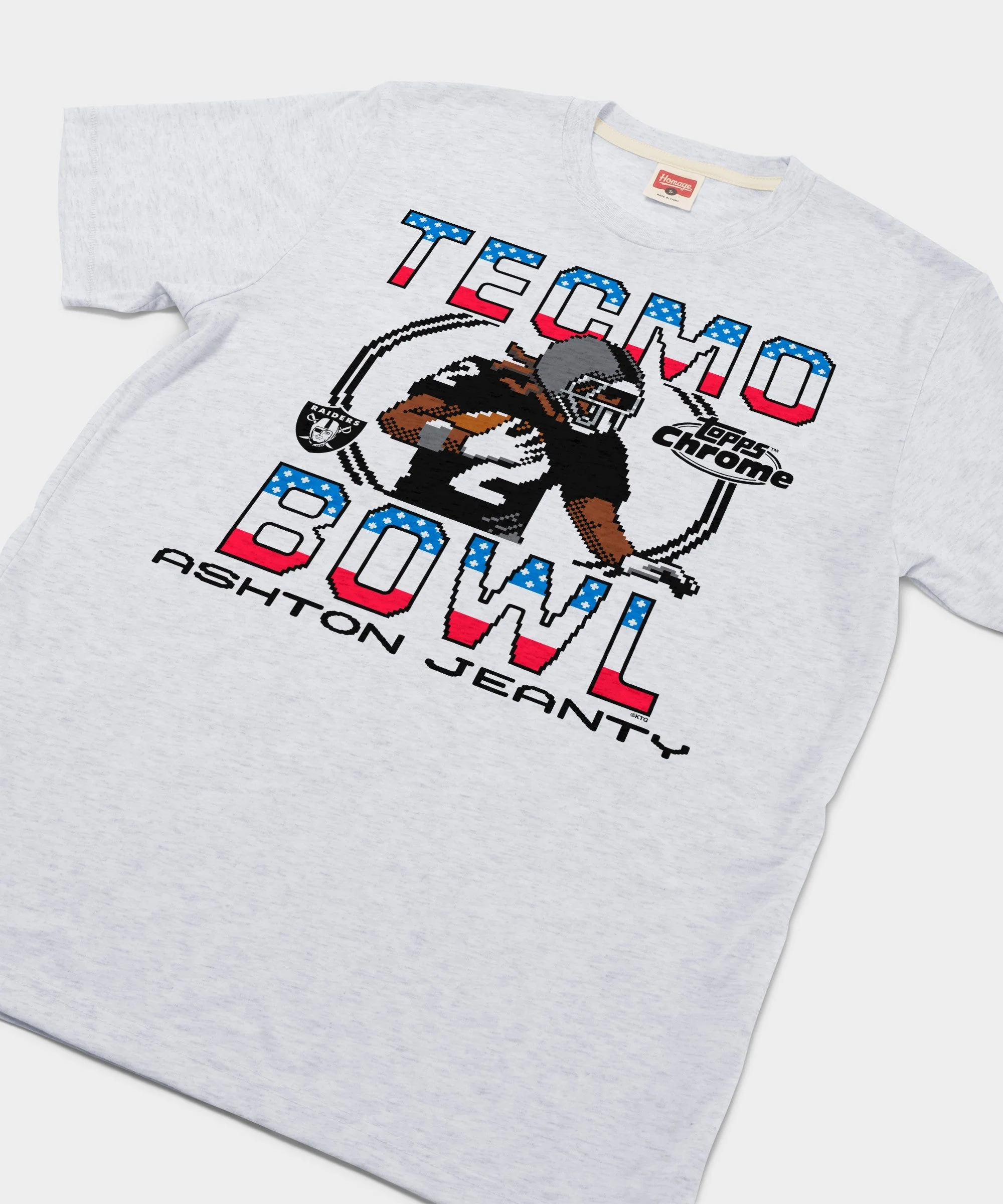 Tecmo Bowl x Topps Chrome Raiders Ashton Jeanty - Image 2