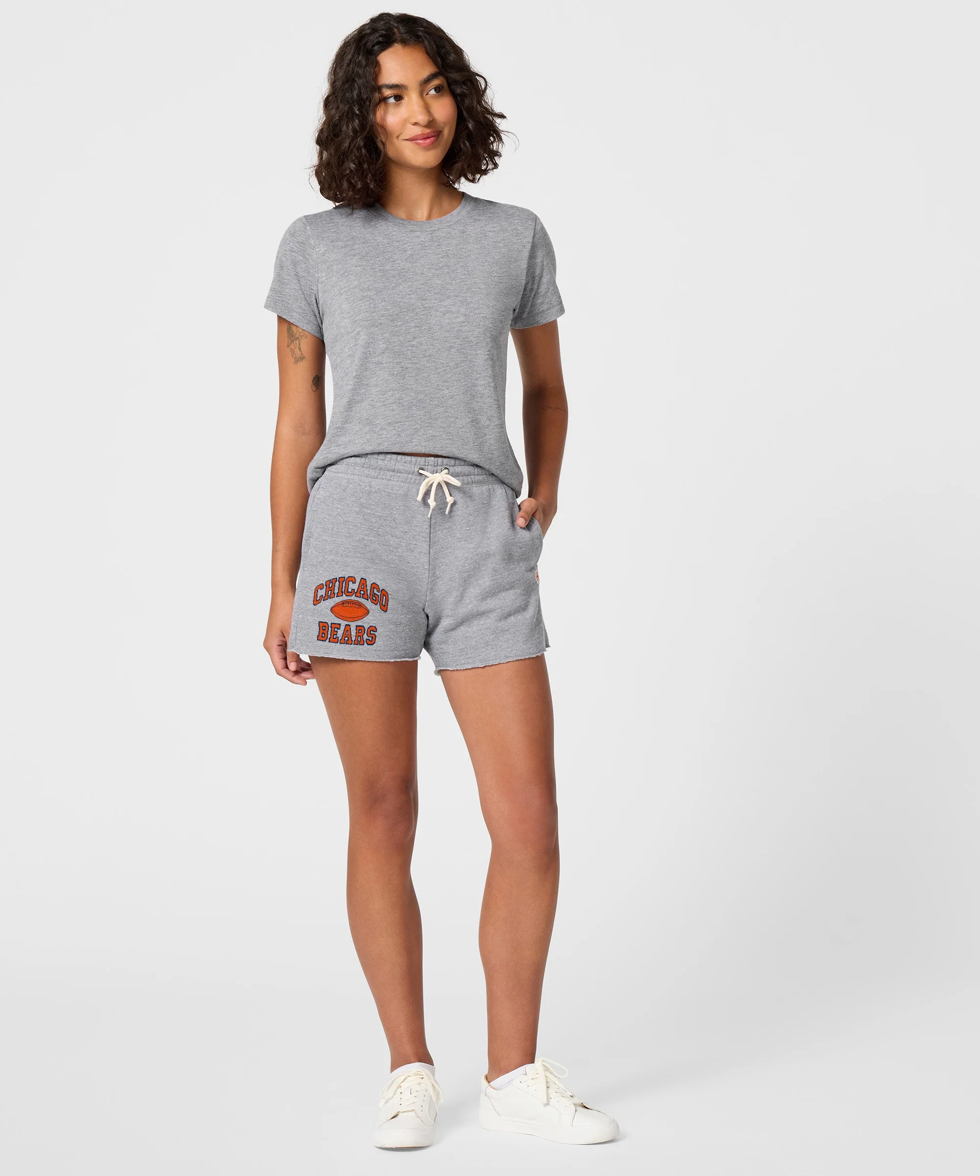 Women's Chicago Bears Gridiron Sweat Shorts - Image 5