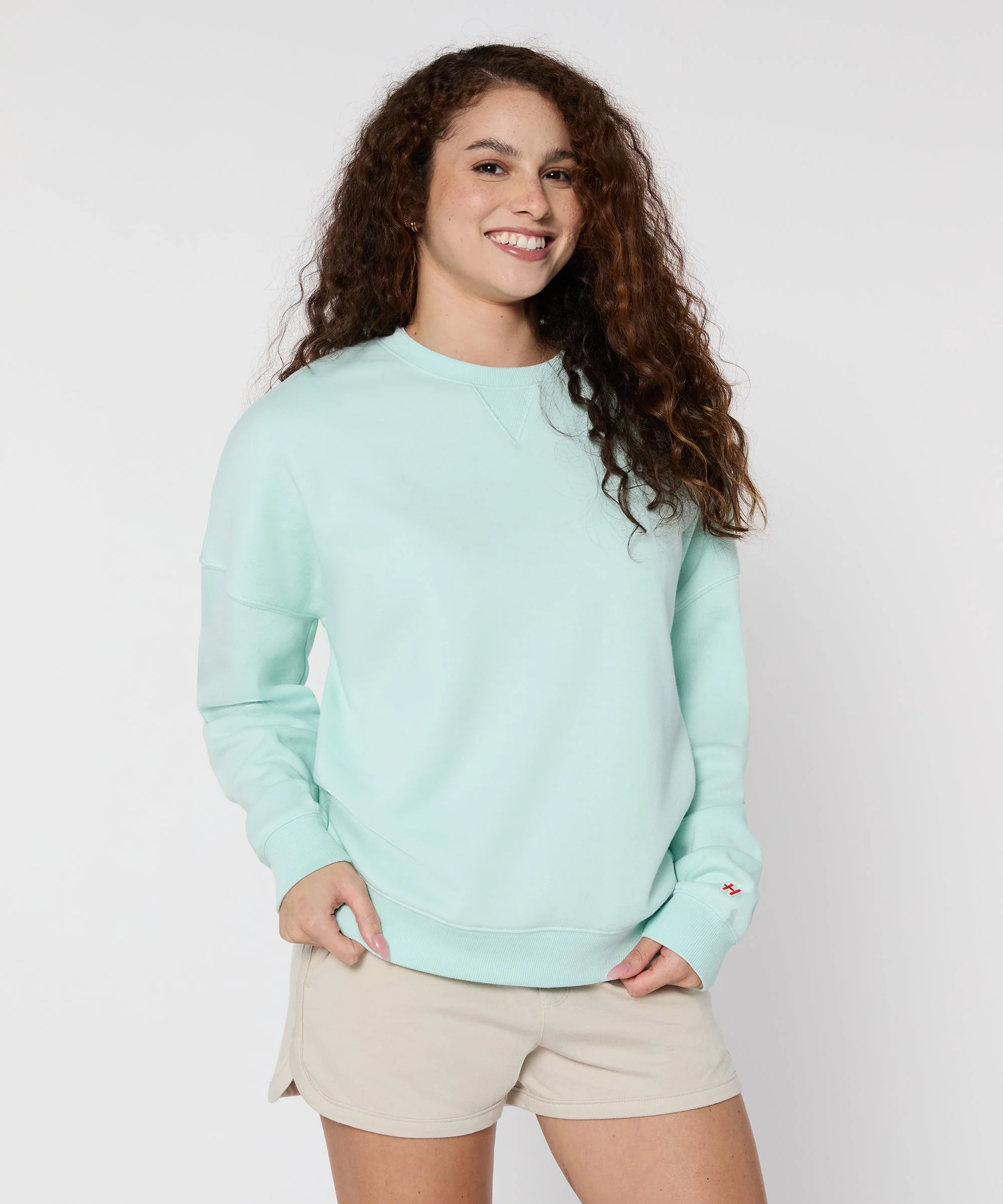 Women's Go-To Drop Shoulder Crewneck - Image 6