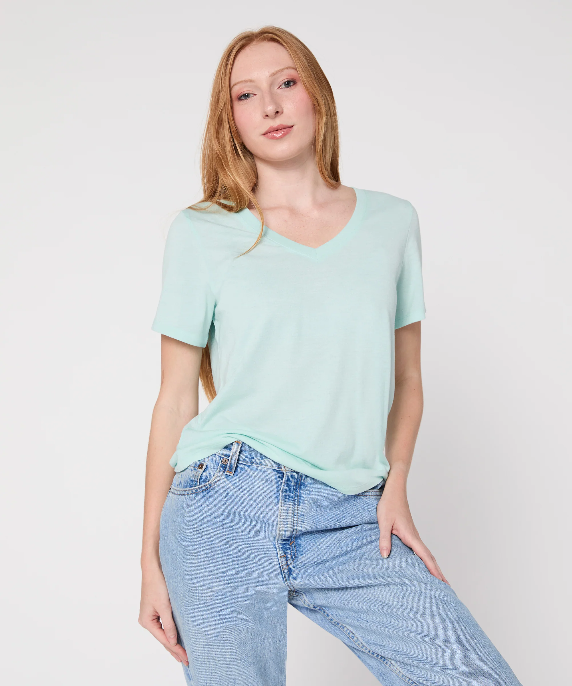 Women's Go-To V-Neck - Image 26