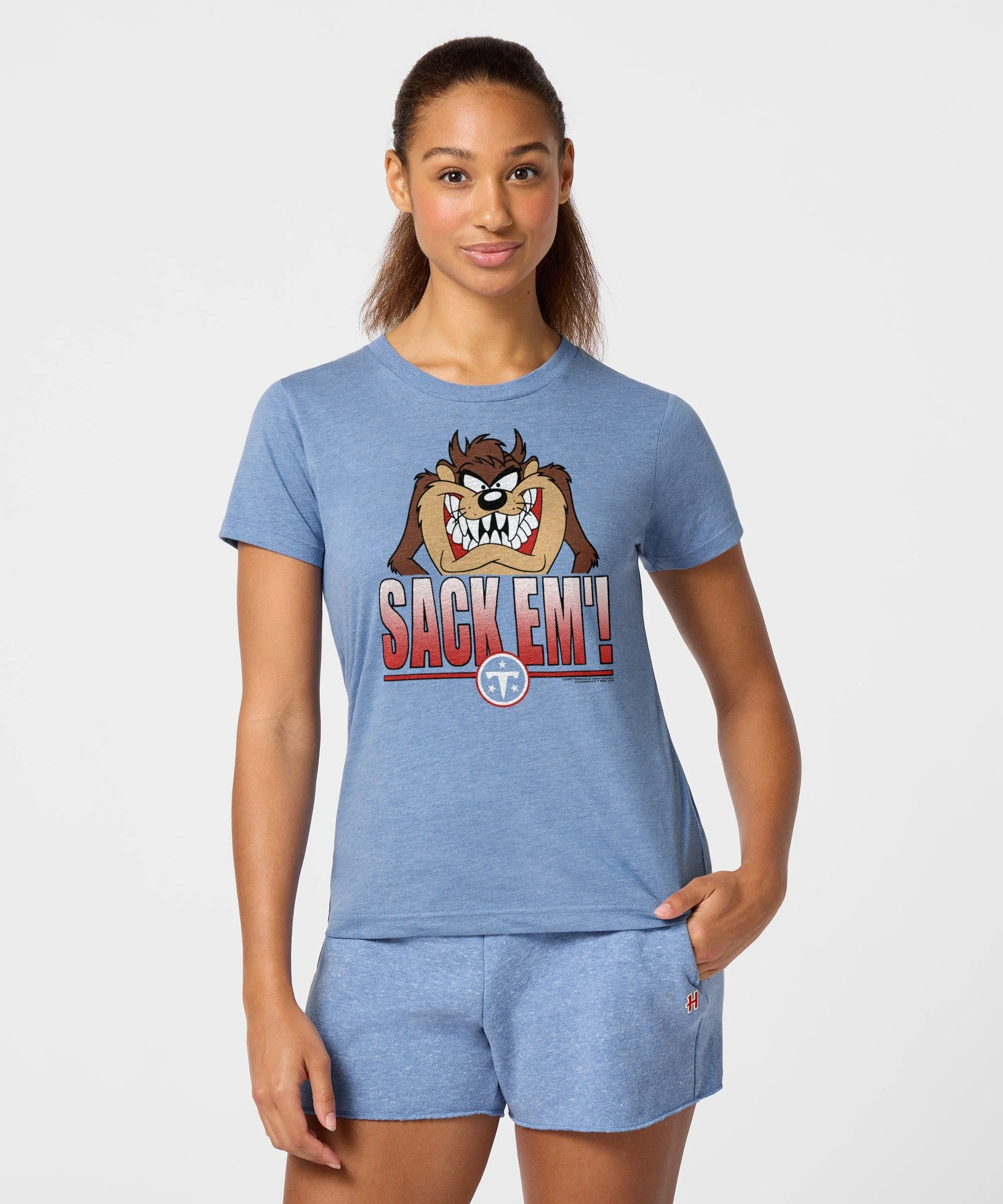Women's Looney Tunes Taz Sack Em' x Tennessee Titans - Image 3