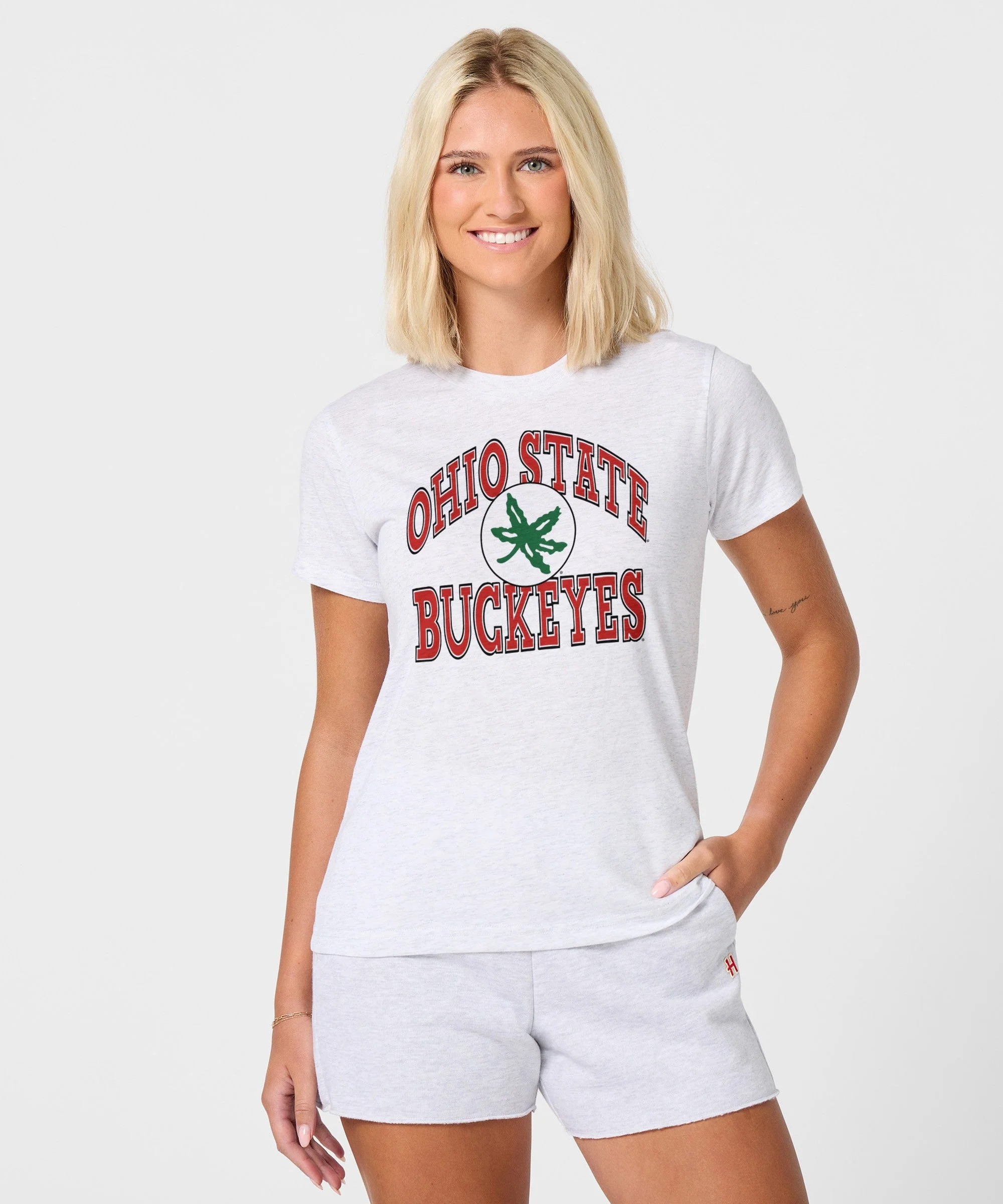Women's Ohio State Buckeye Leaf Arch - Image 3