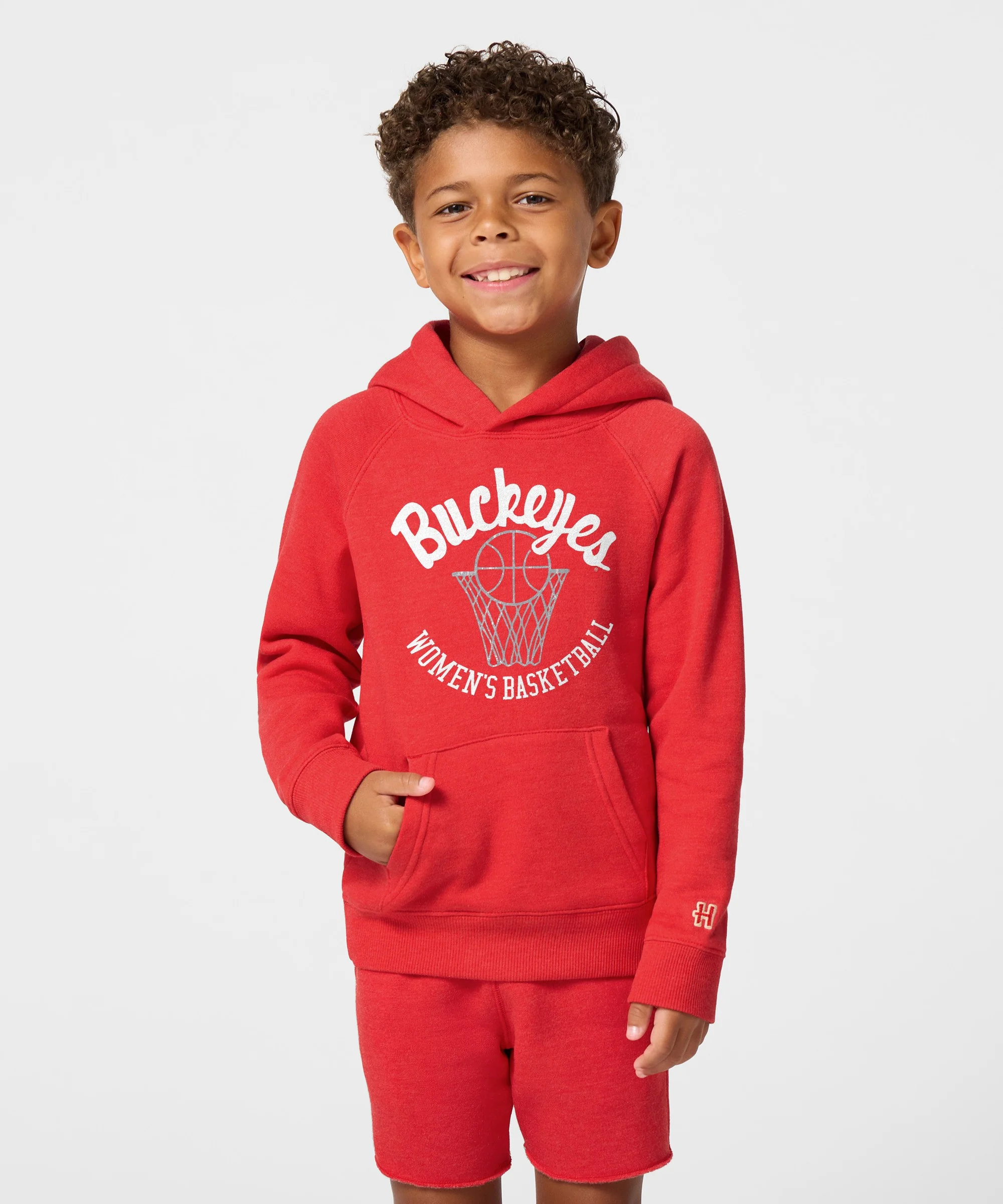 Youth Buckeyes Women's Basketball Hoodie - Image 3