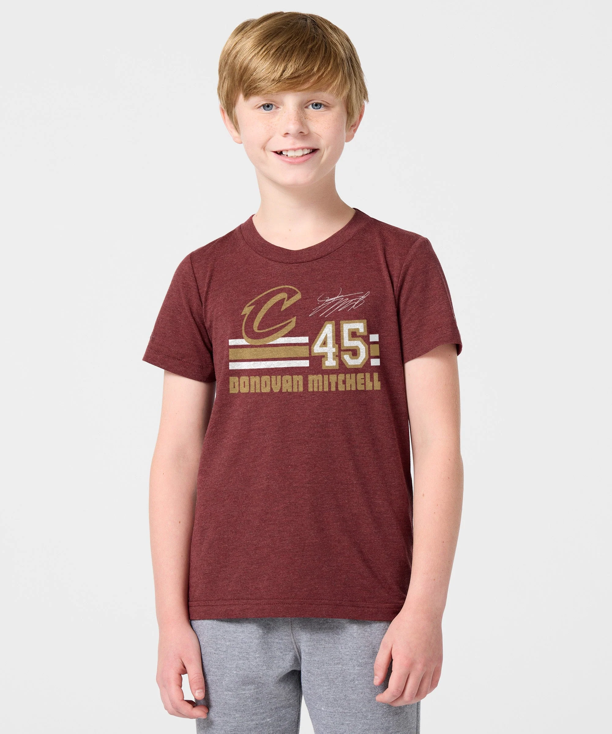 Youth Cavs Donovan Mitchell Signature Jersey - Image 3