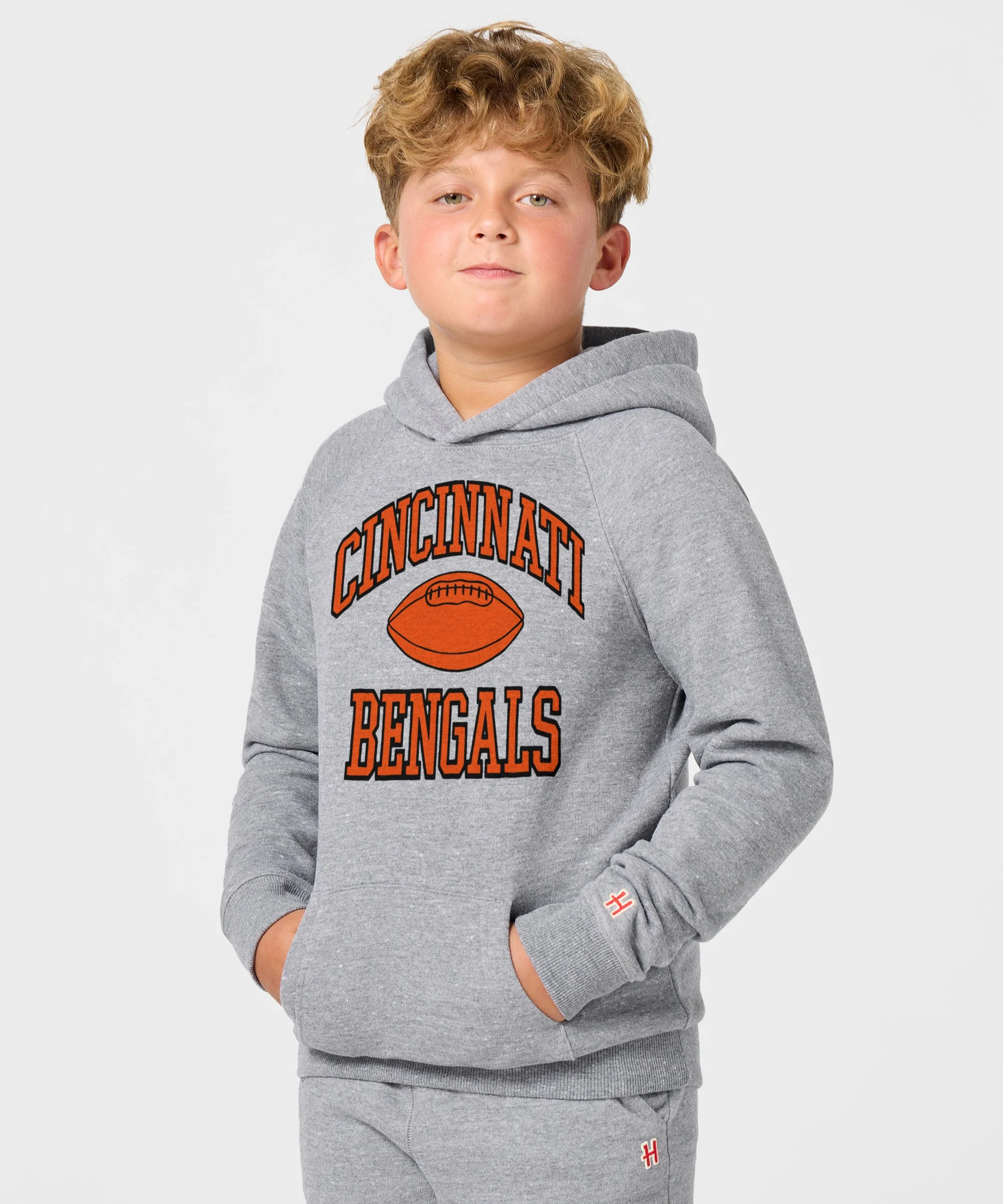 Youth Cincinnati Bengals Gridiron Hoodie - Image 3