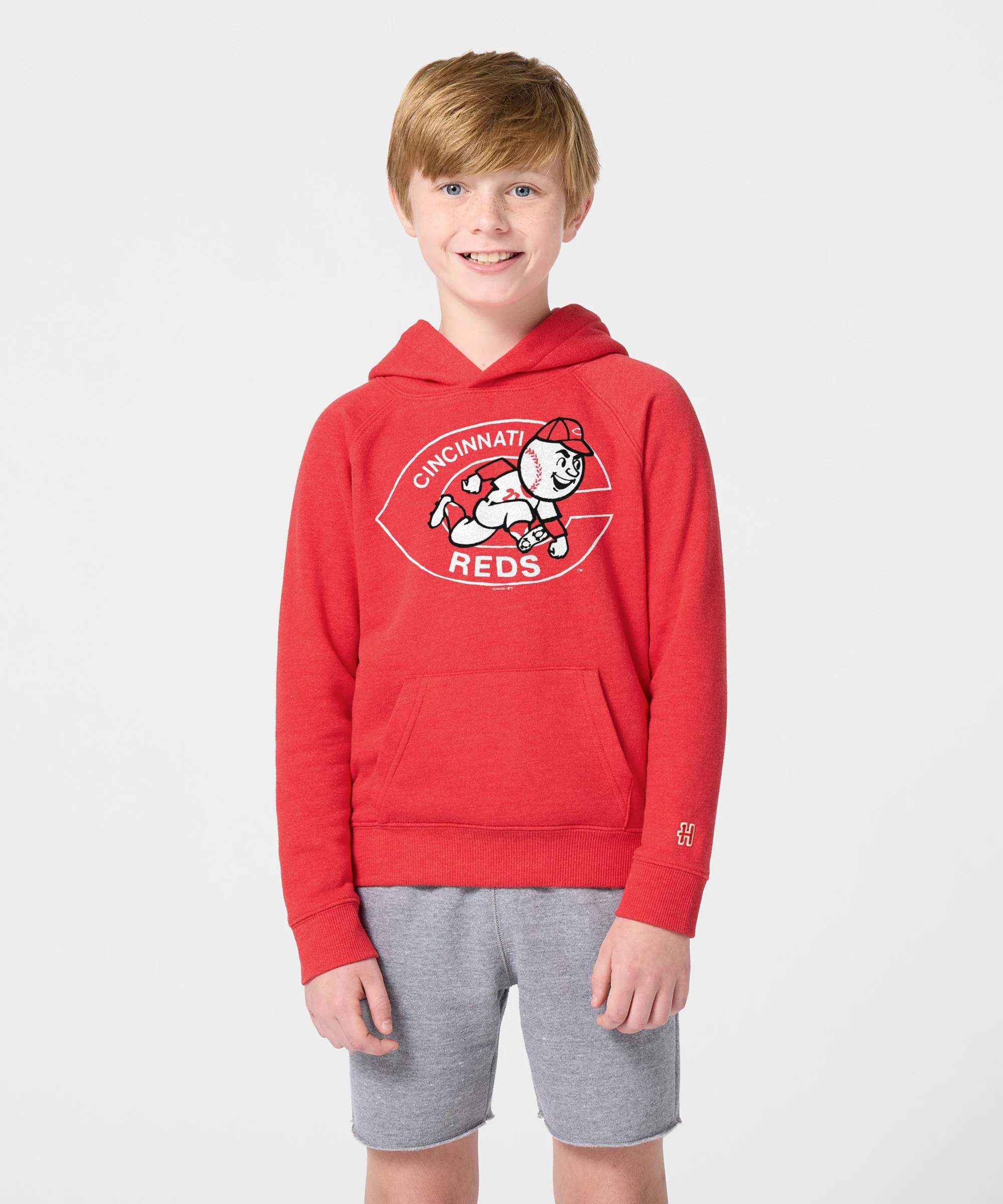 Youth Cincinnati Reds '68 Hoodie - Image 3