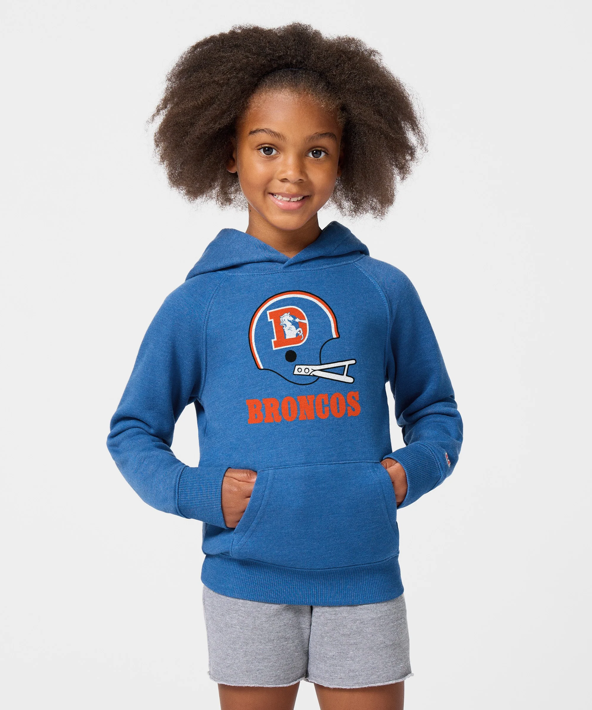 Youth Denver Broncos Big Helmet Hoodie - Image 3