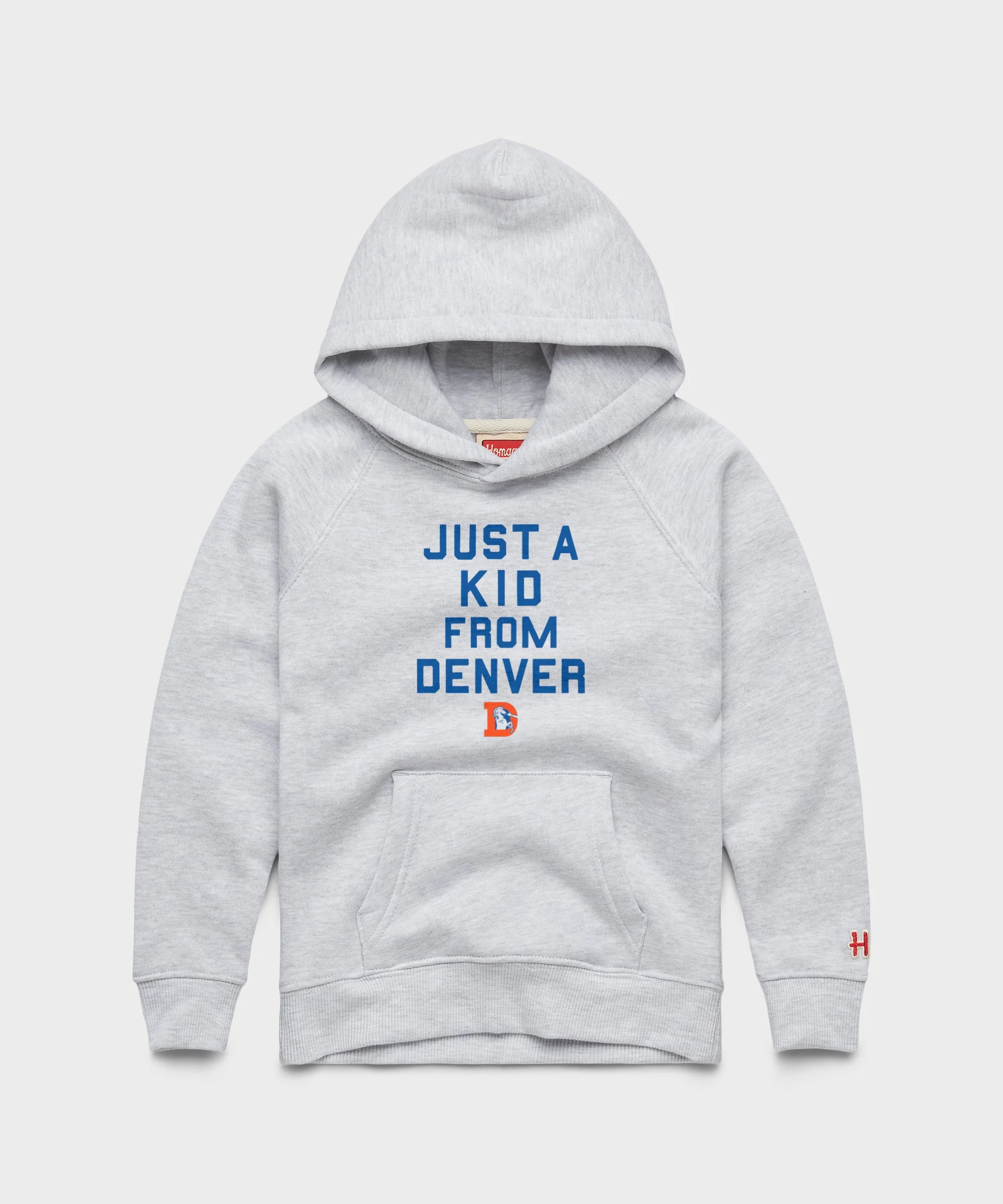 Youth Denver Broncos Just A Kid From Denver Hoodie