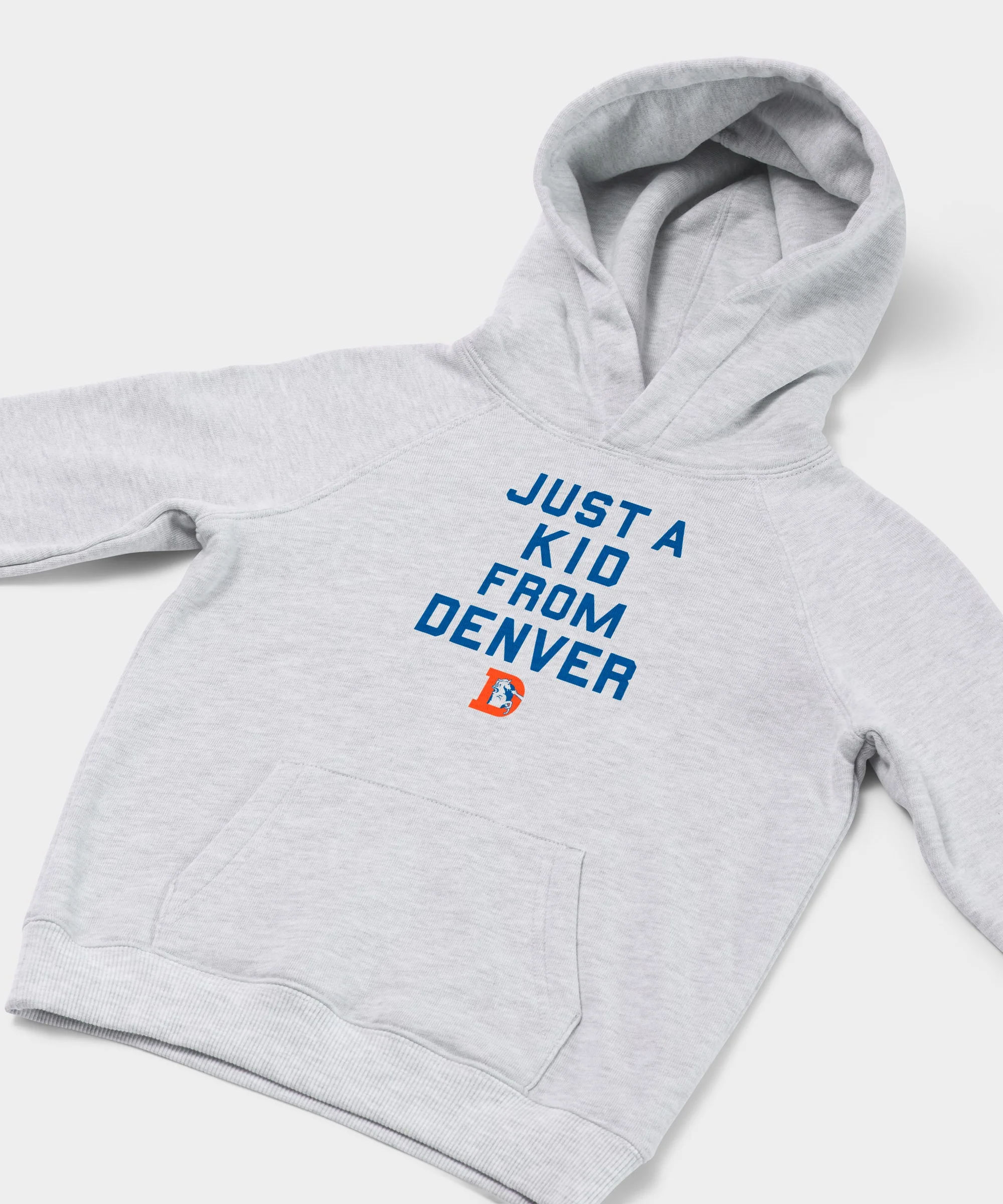 Youth Denver Broncos Just A Kid From Denver Hoodie - Image 2