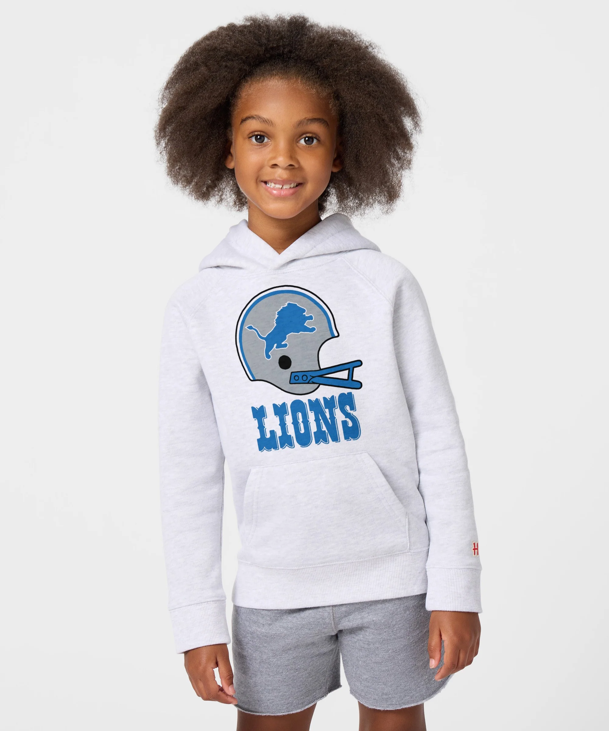 Youth Detroit Lions Big Helmet Hoodie - Image 3