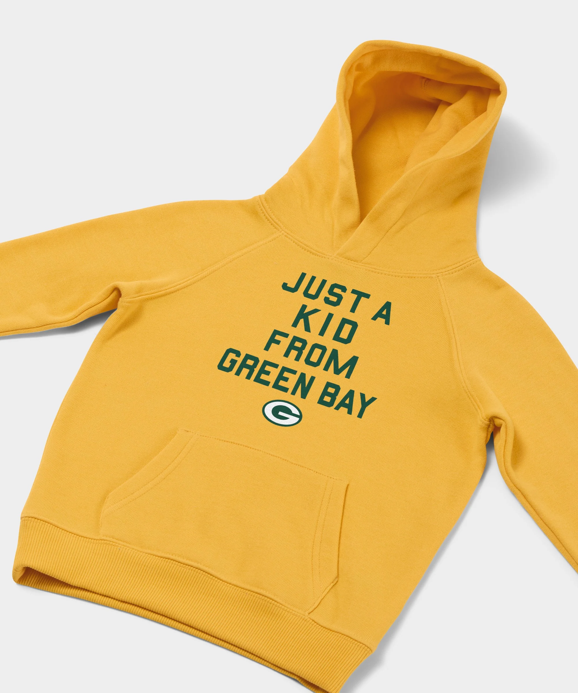 Youth Green Bay Packers Just A Kid From Green Bay Hoodie - Image 2