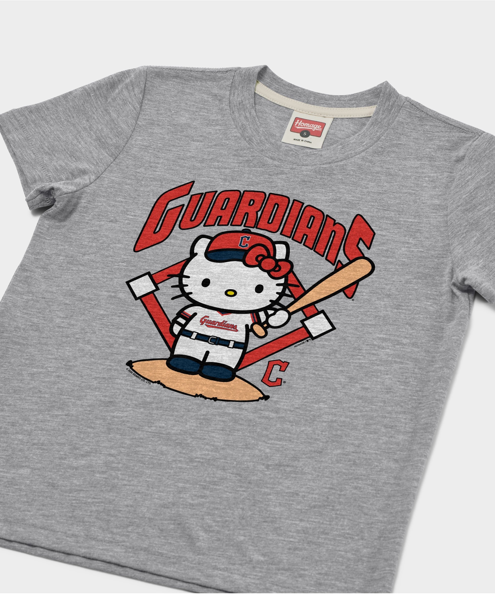 Youth Hello Kitty x Cleveland Guardians Batter - Image 2