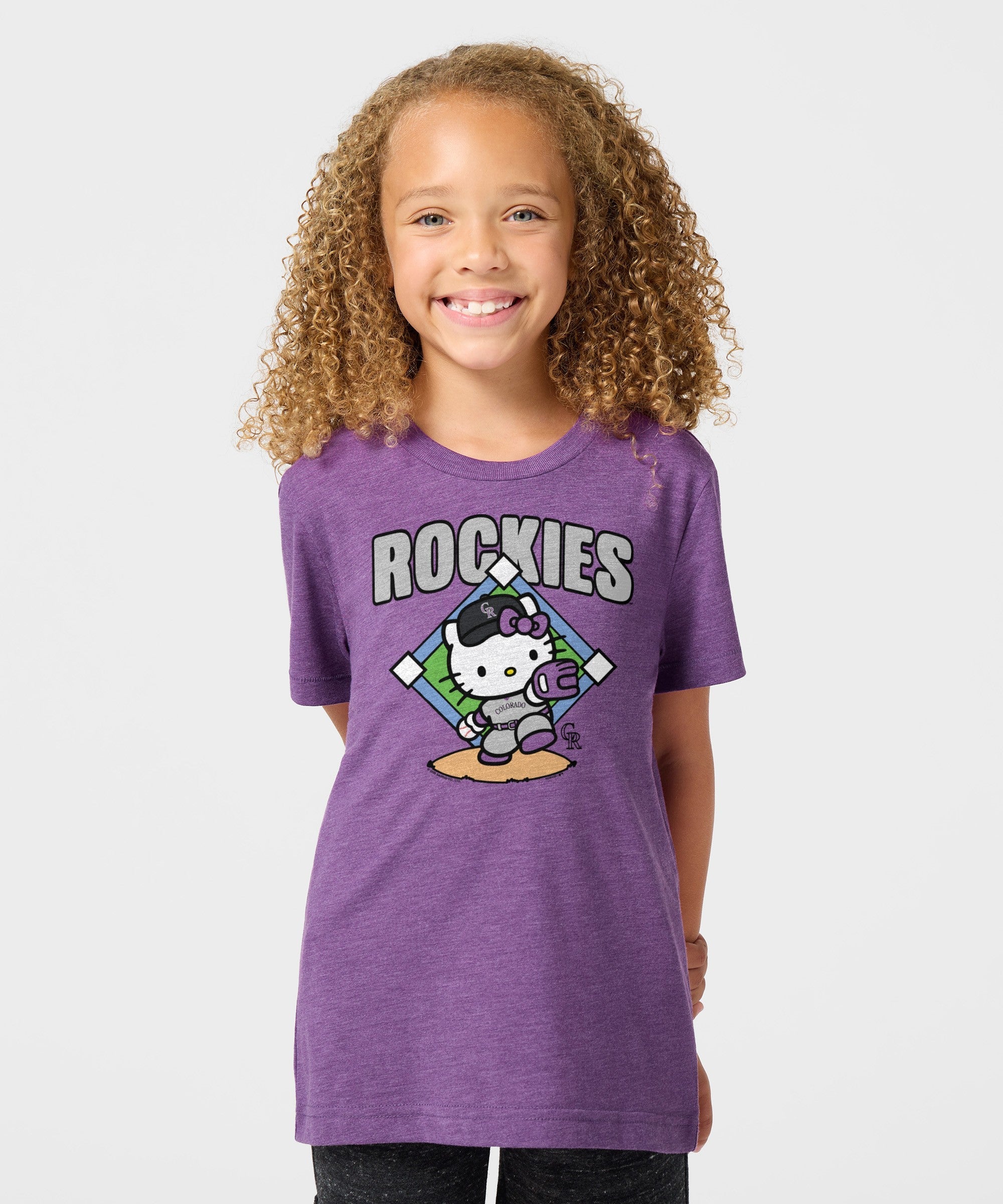 Youth Hello Kitty x Colorado Rockies Throw - Image 3