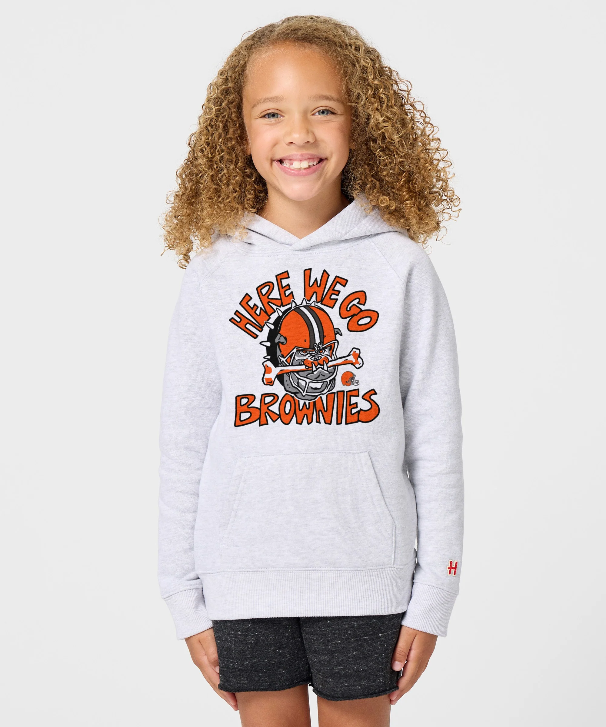 Youth Here We Go Brownies Hoodie - Image 3