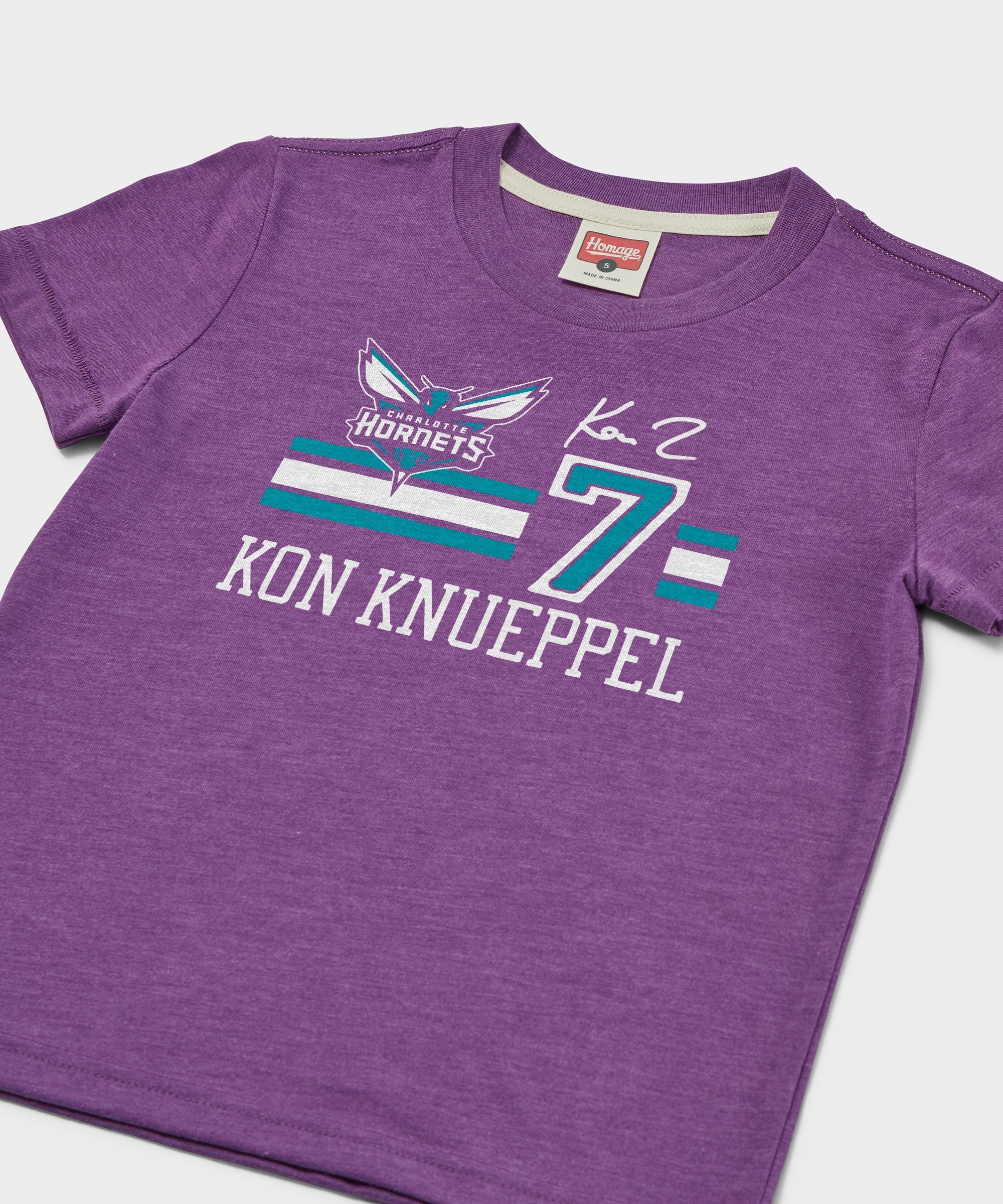 Youth Hornets Kon Knueppel Signature Jersey - Image 2