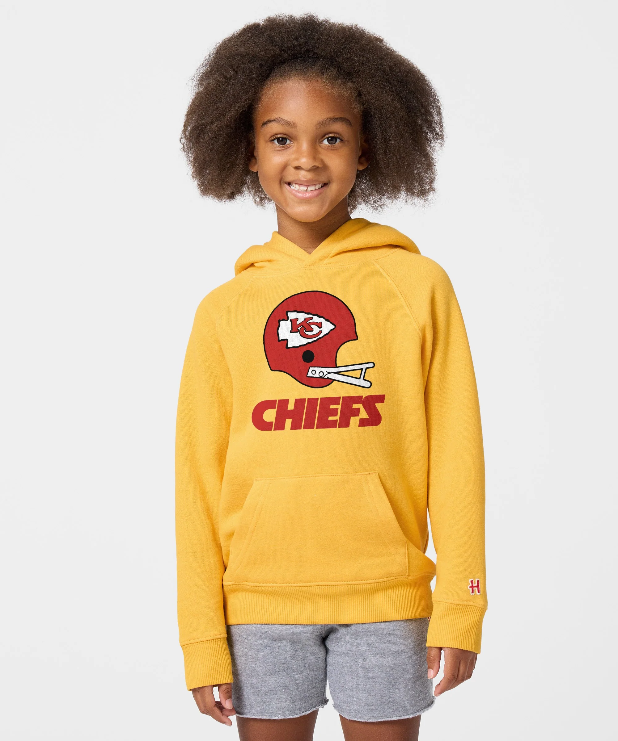 Youth Kansas City Chiefs Big Helmet Hoodie - Image 3