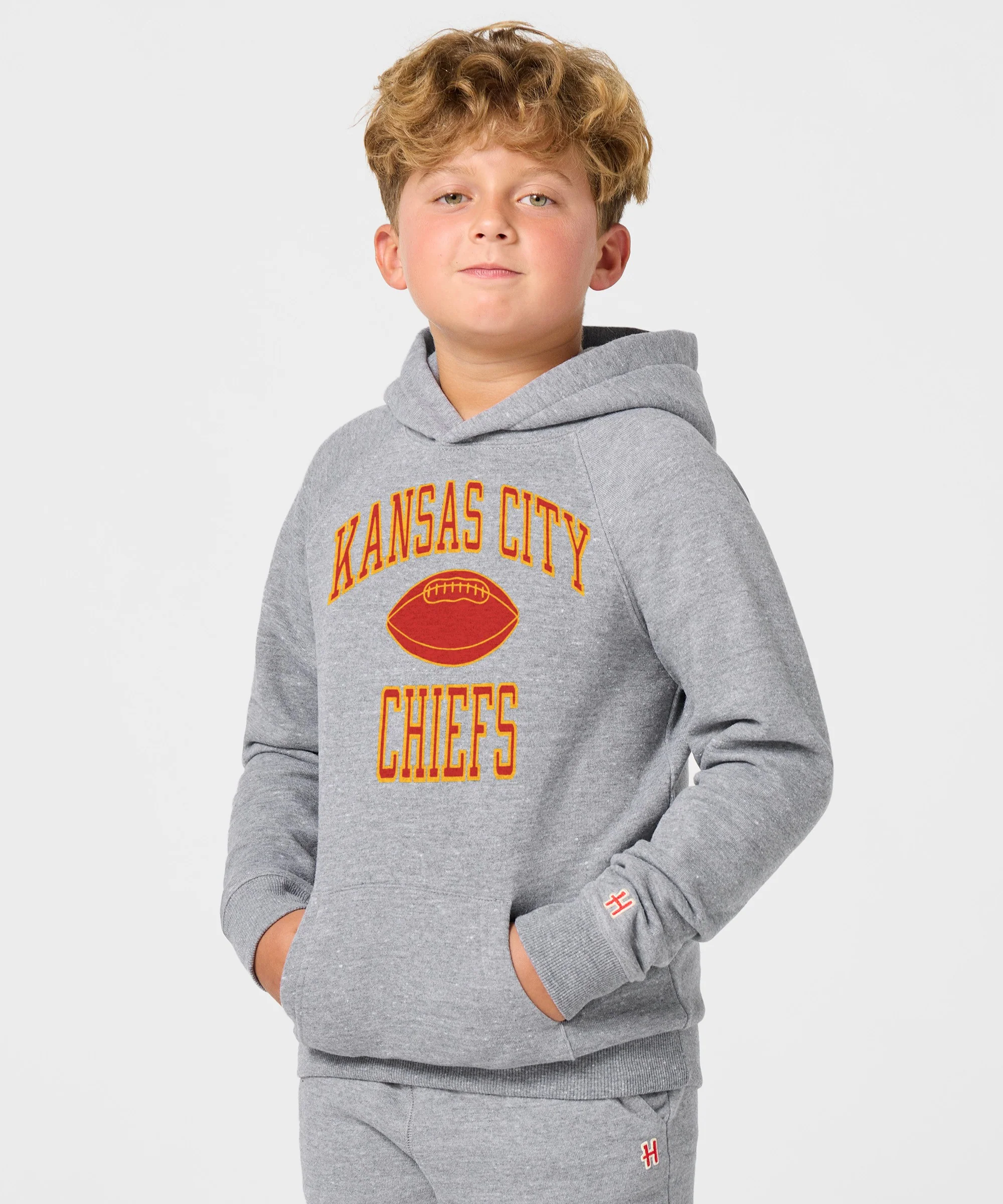 Youth Kansas City Chiefs Gridiron Hoodie - Image 3