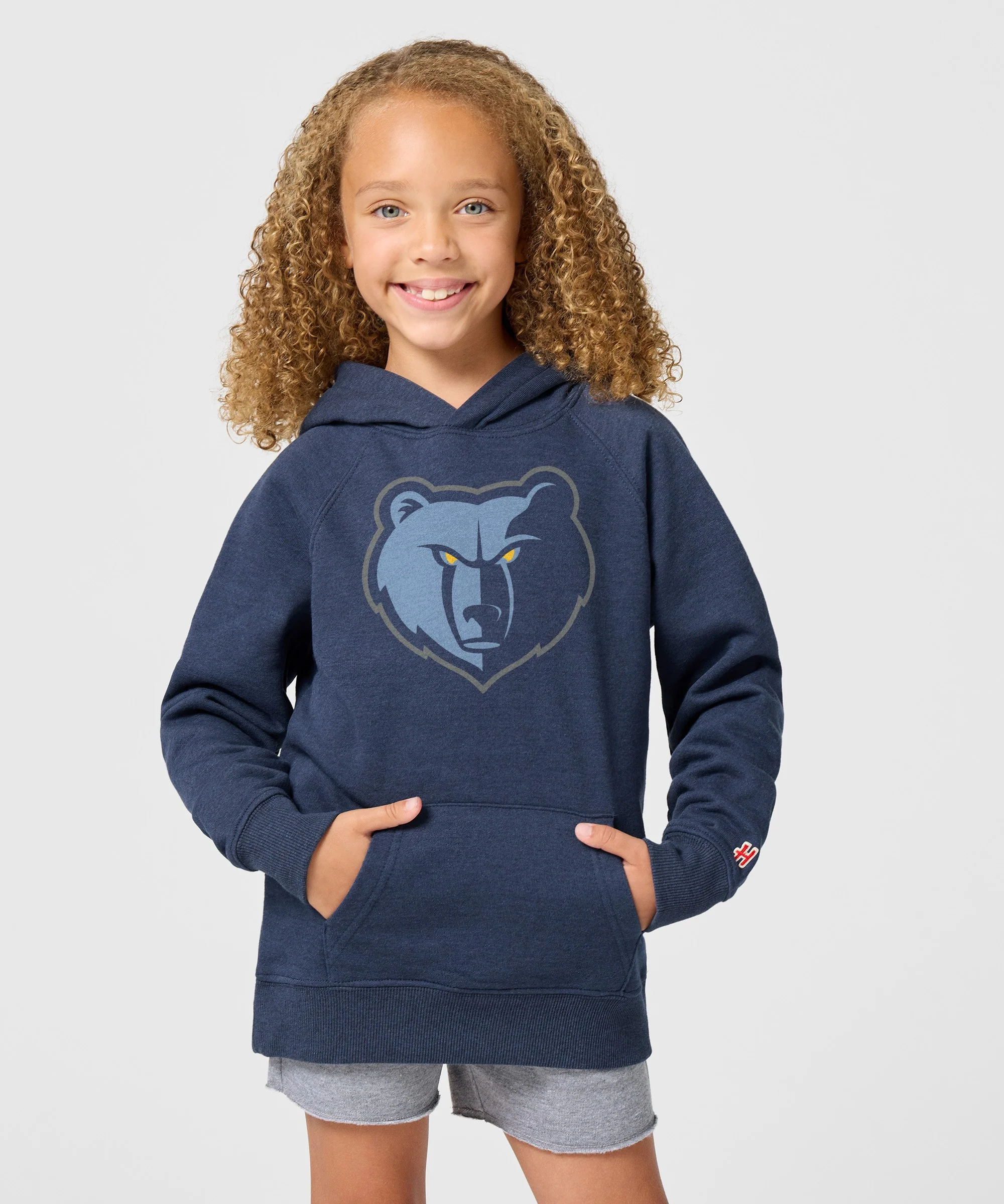 Youth Memphis Grizzlies Logo Hoodie - Image 3