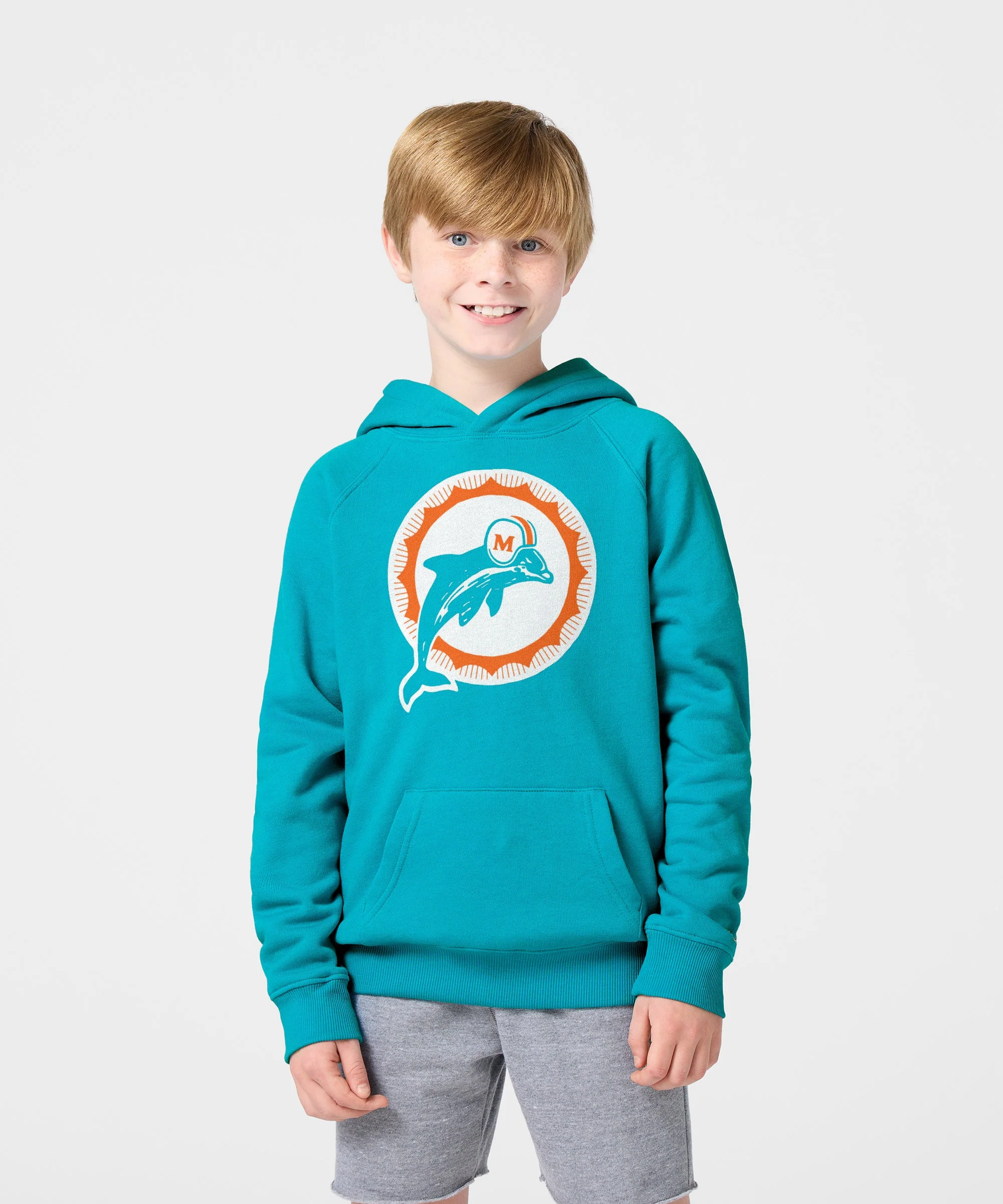 Youth Miami Dolphins '66 Hoodie - Image 3