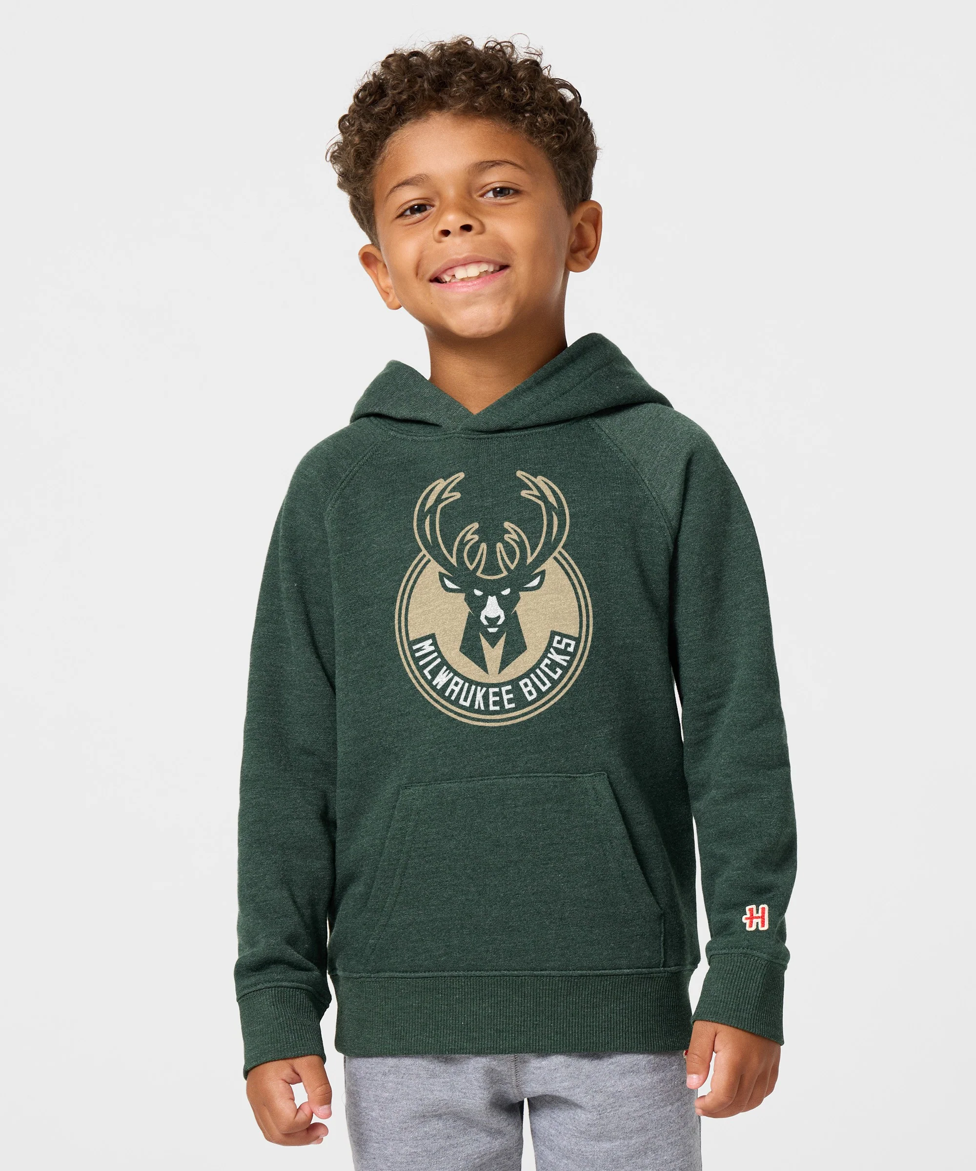 Youth Milwaukee Bucks Logo Hoodie - Image 3
