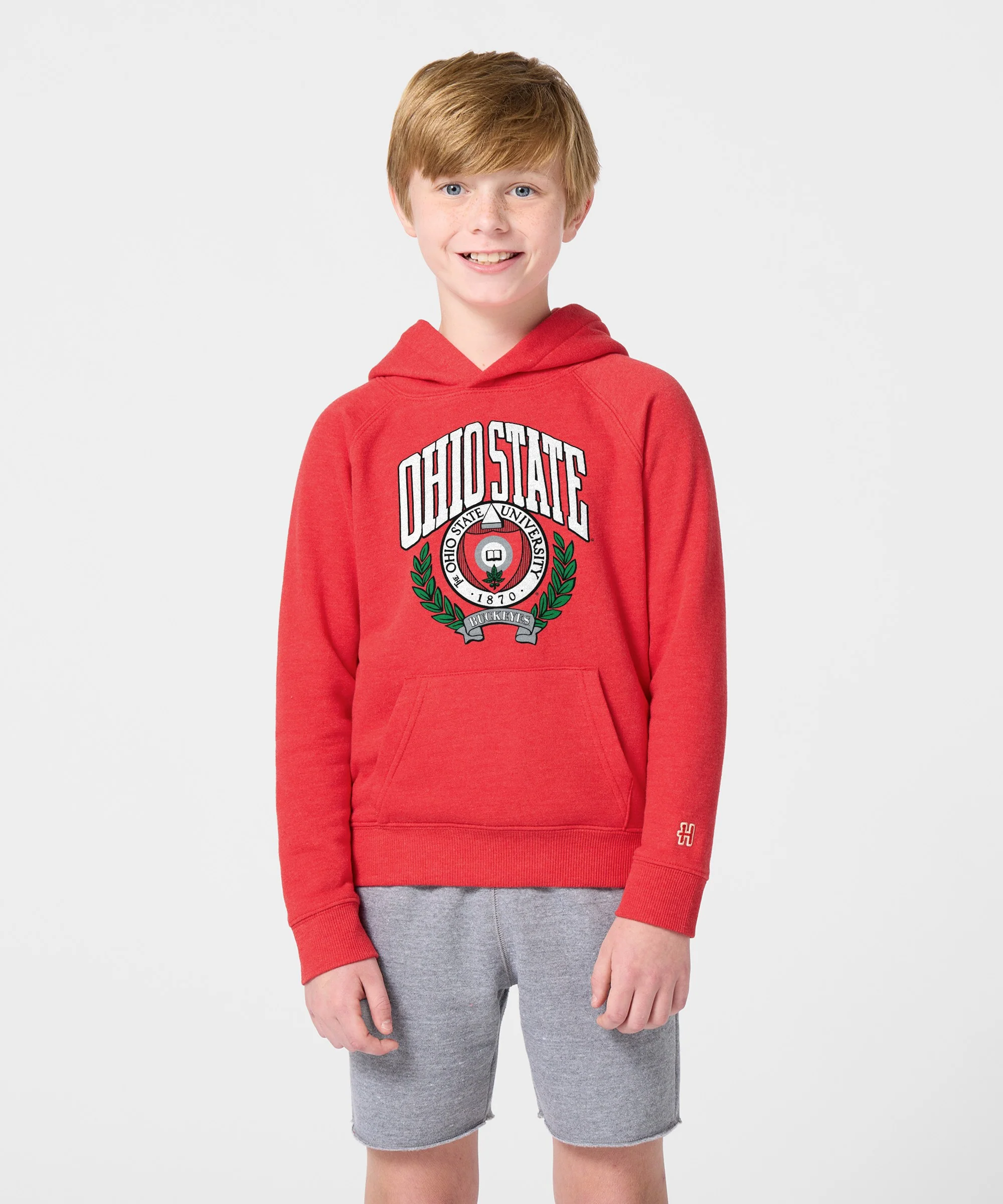 Youth Ohio State Seal Bold Hoodie - Image 3