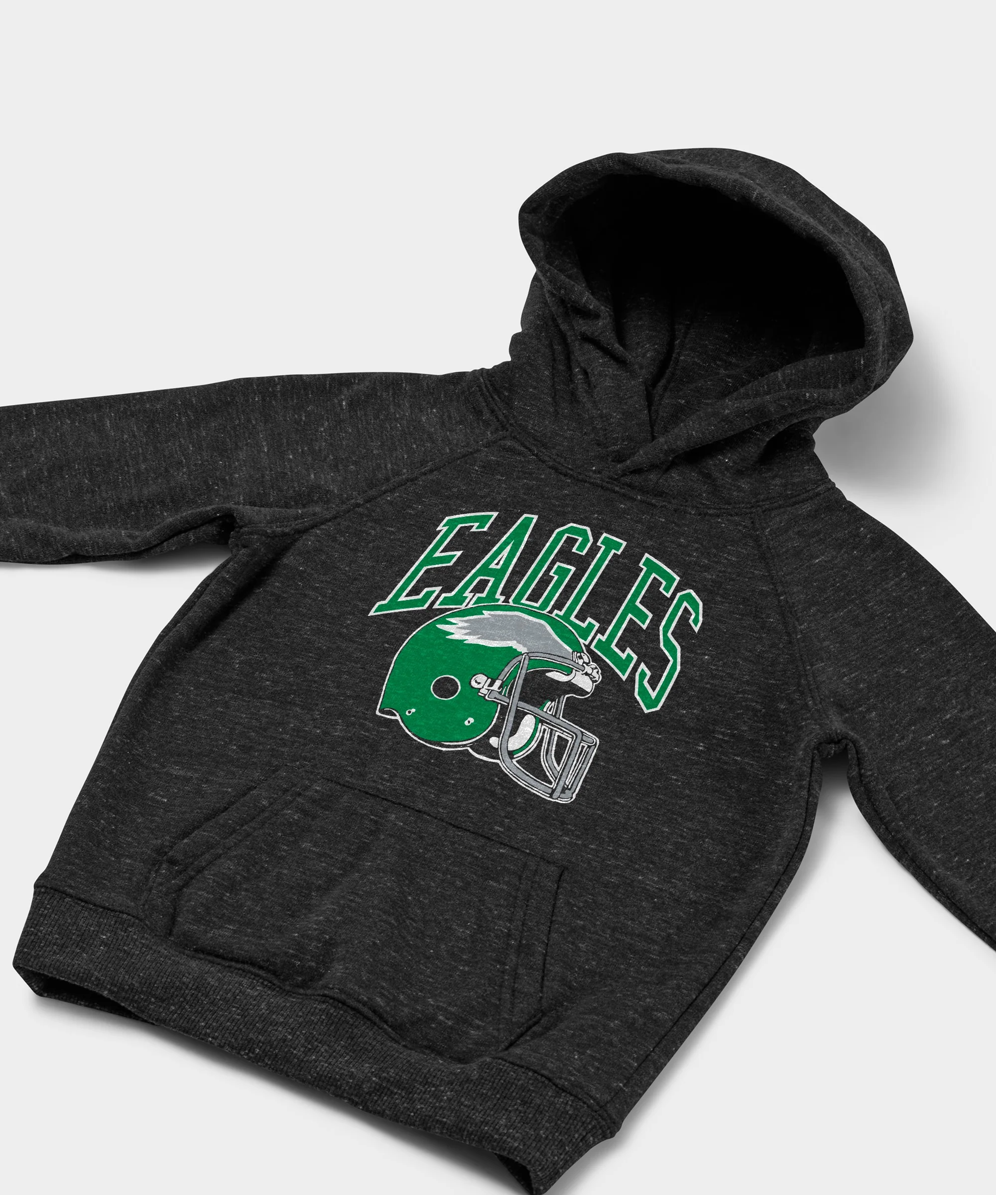 Youth Philadelphia Eagles Helmet Retro Hoodie - Image 2