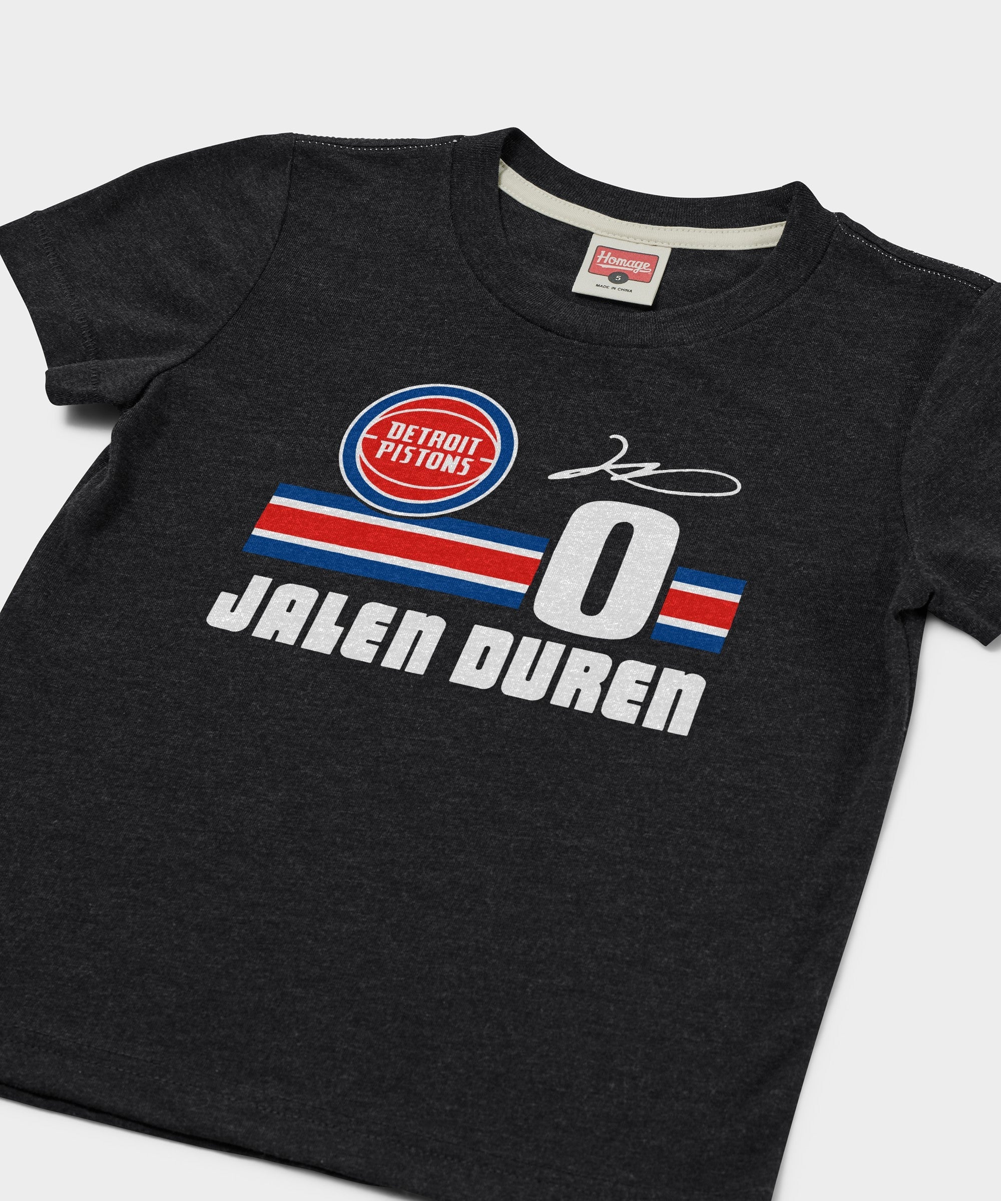 Youth Pistons Jalen Duren Signature Jersey - Image 2