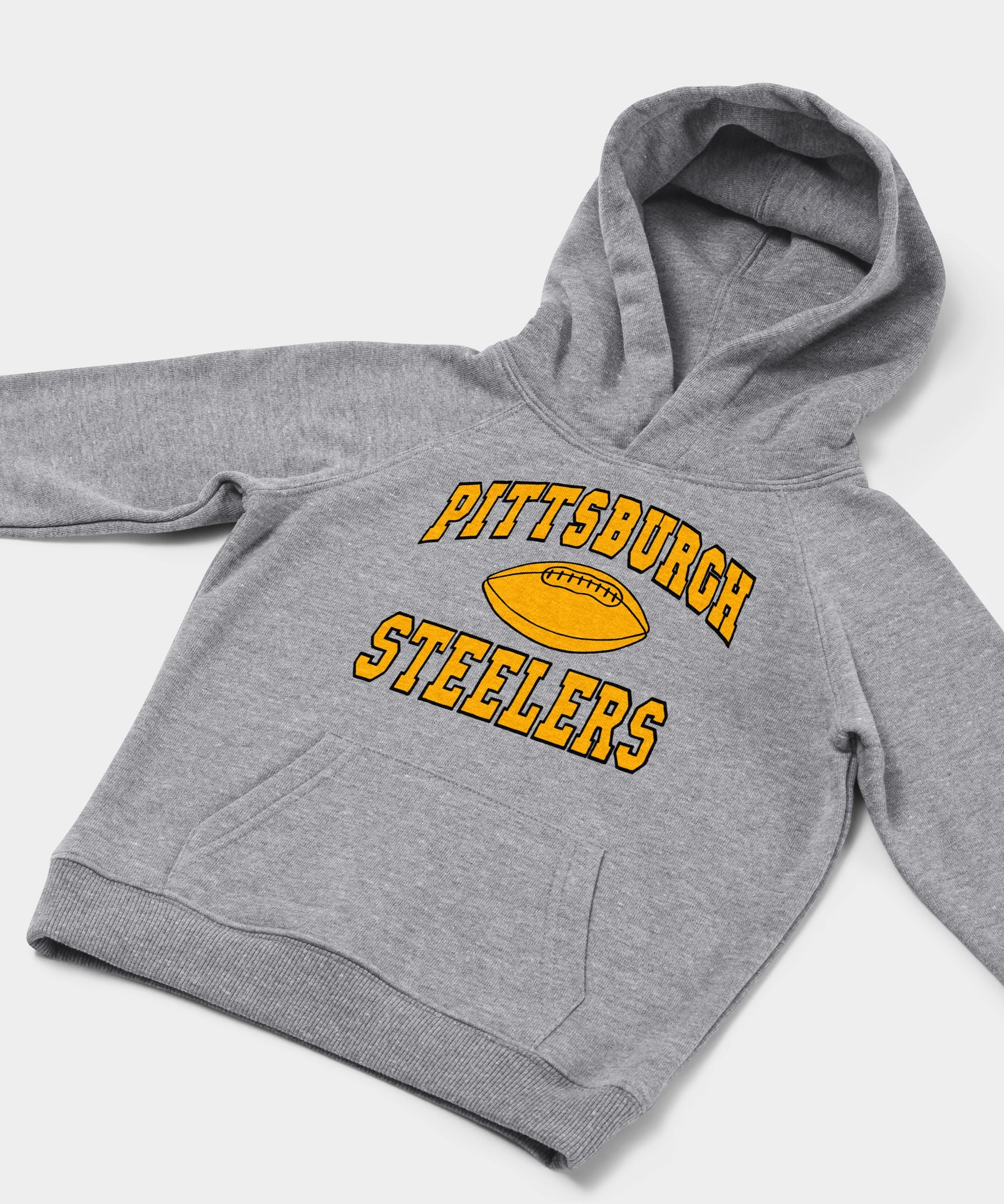 Youth Pittsburgh Steelers Gridiron Hoodie - Image 2