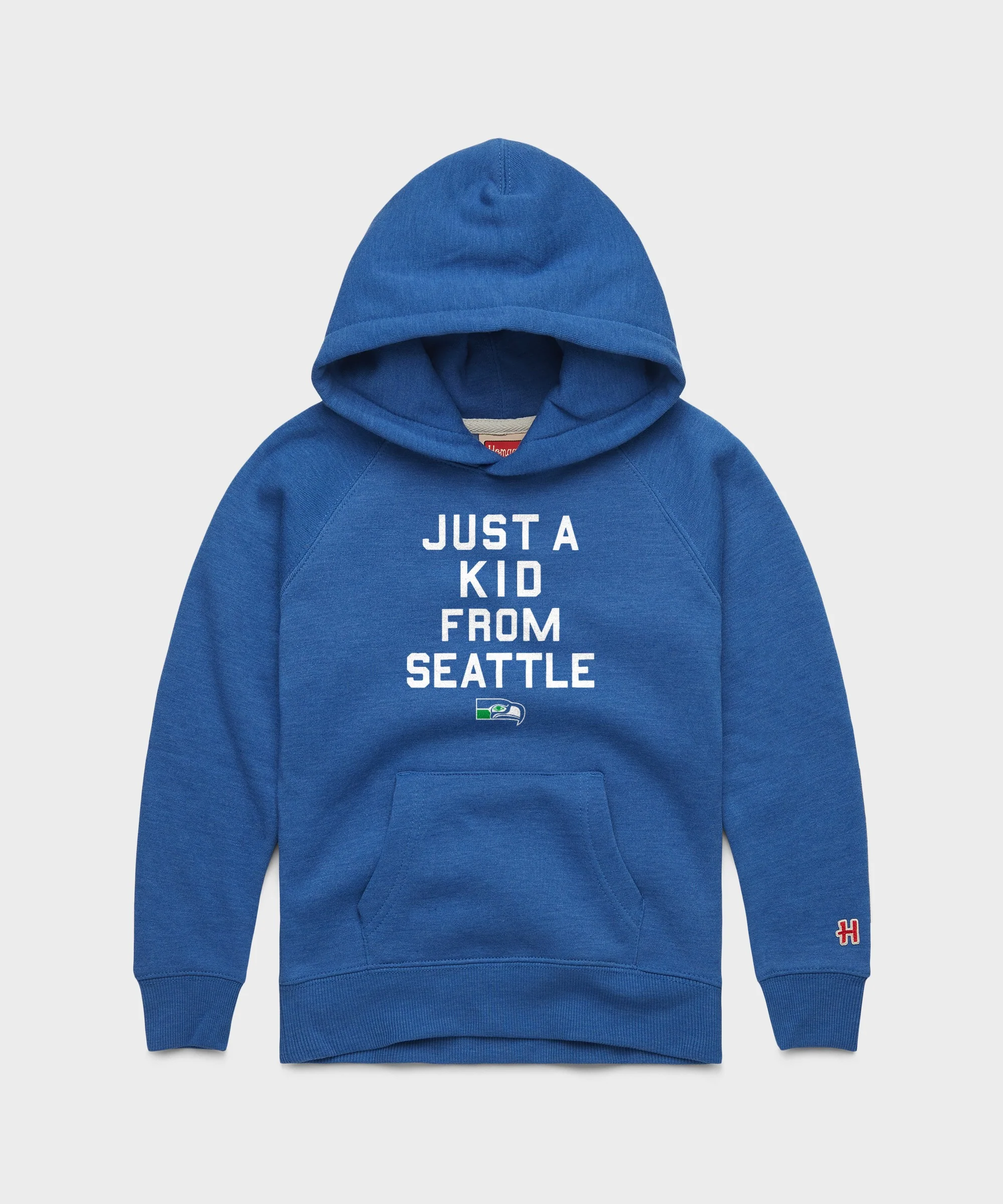 Youth Seattle Seahawks Just A Kid From Seattle Hoodie