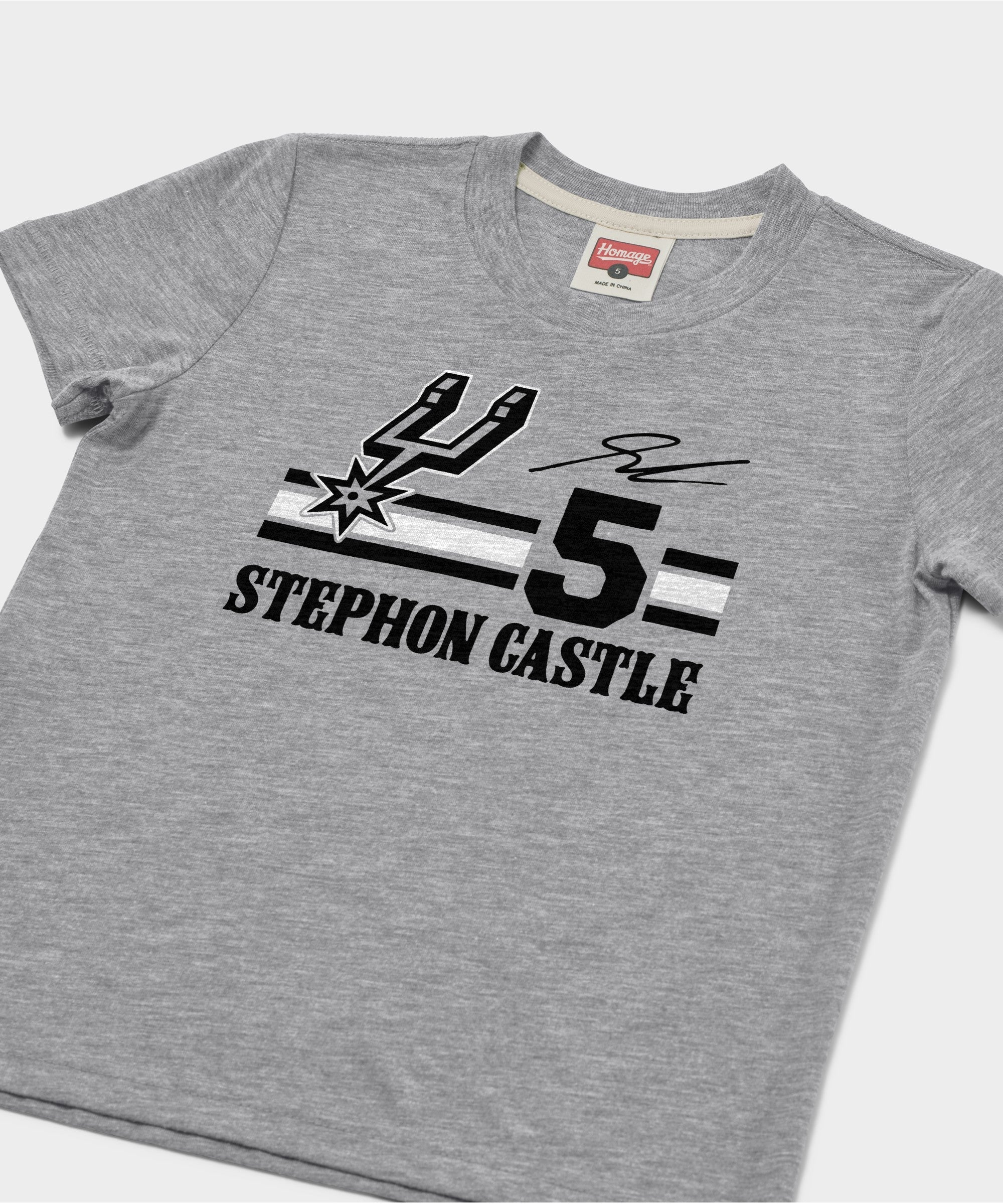Youth Spurs Stephon Castle Signature Jersey - Image 2