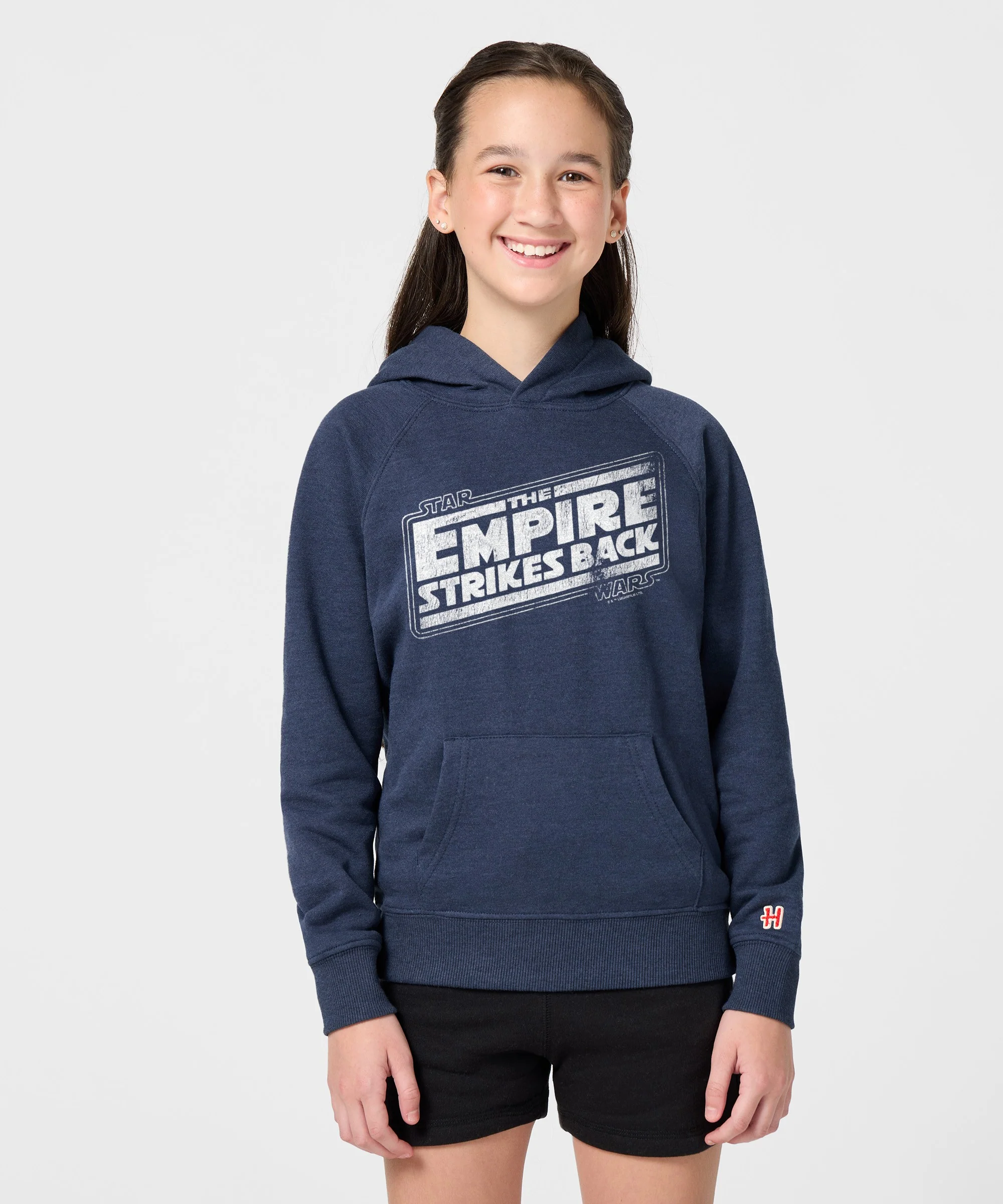 Youth Star Wars The Empire Strikes Back Logo Hoodie - Image 3