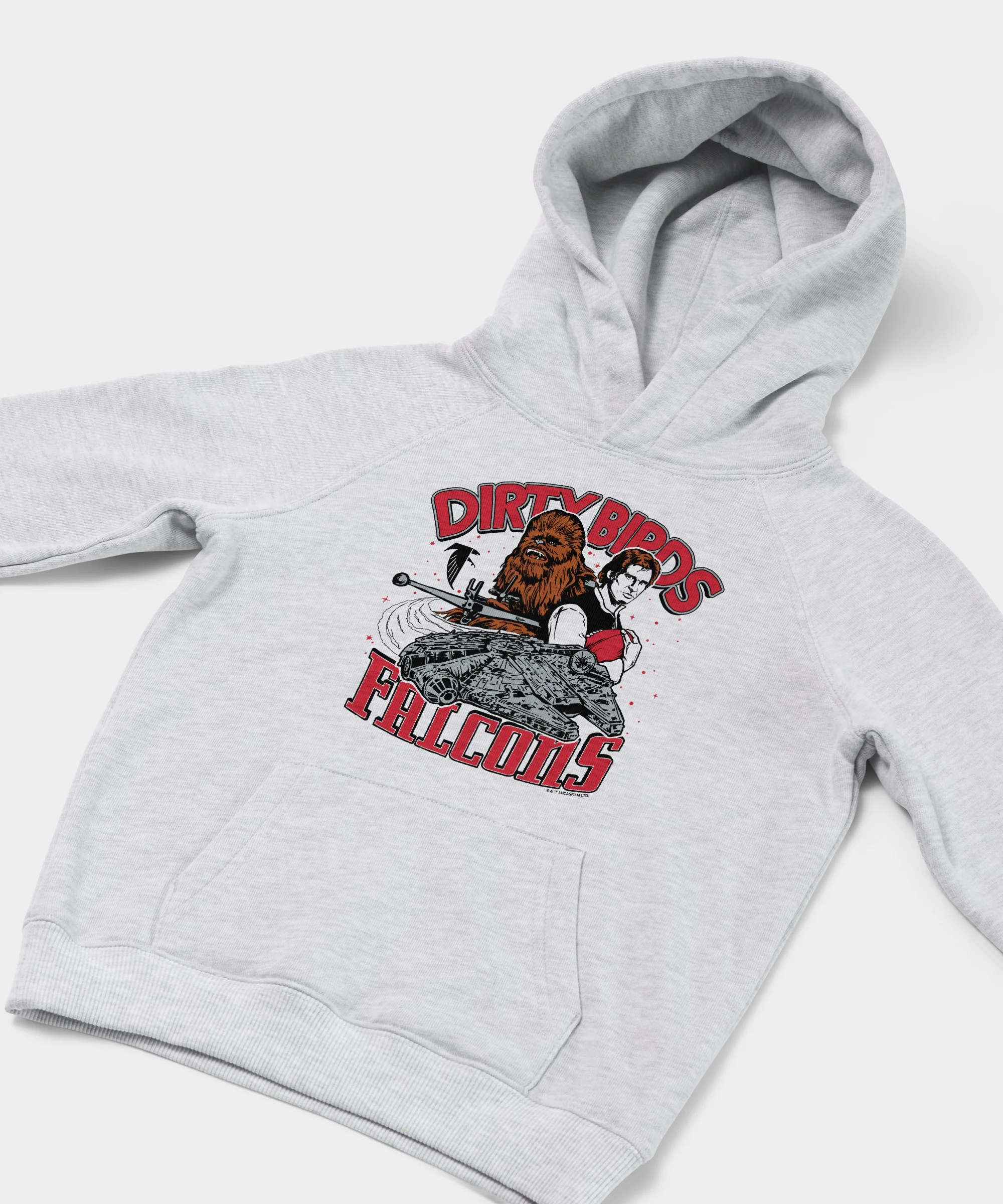 Youth Star Wars x Atlanta Falcons Light Side Hoodie - Image 2