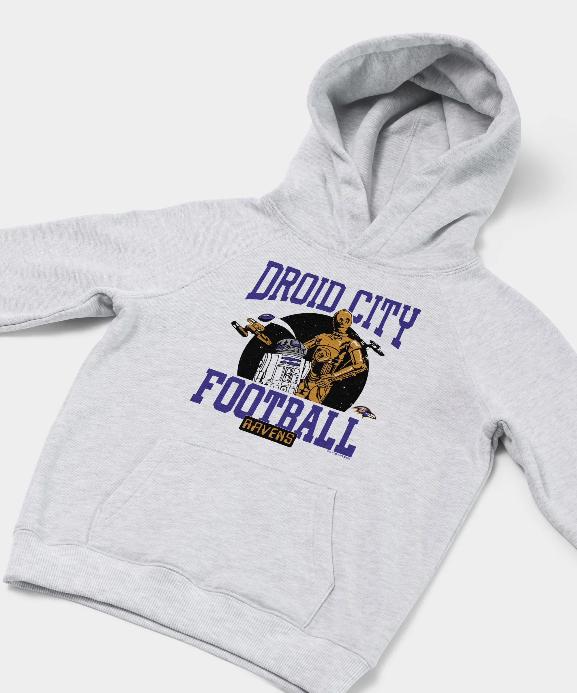 Youth Star Wars x Baltimore Ravens Light Side Hoodie - Image 2