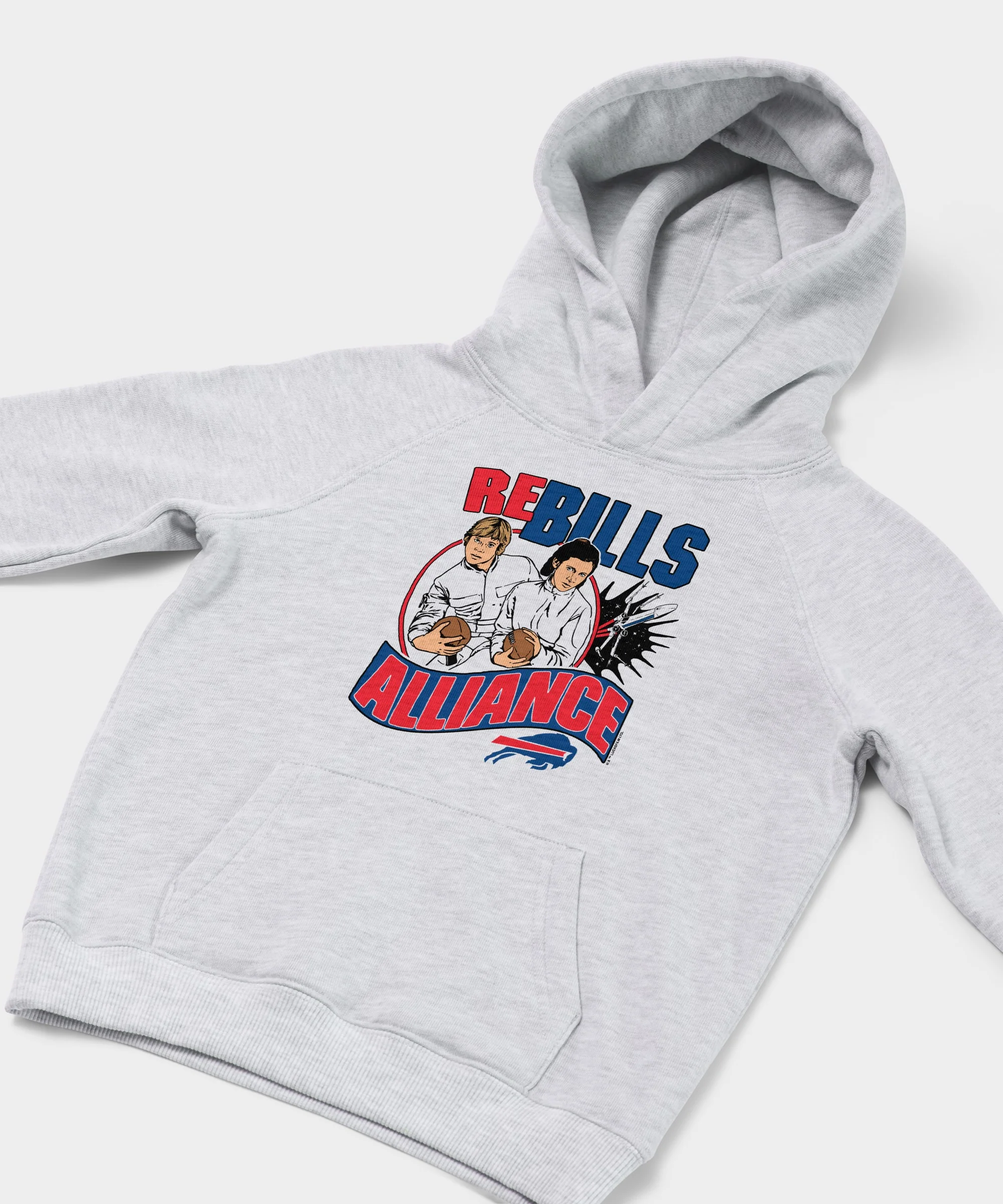 Youth Star Wars x Buffalo Bills Light Side Hoodie - Image 2