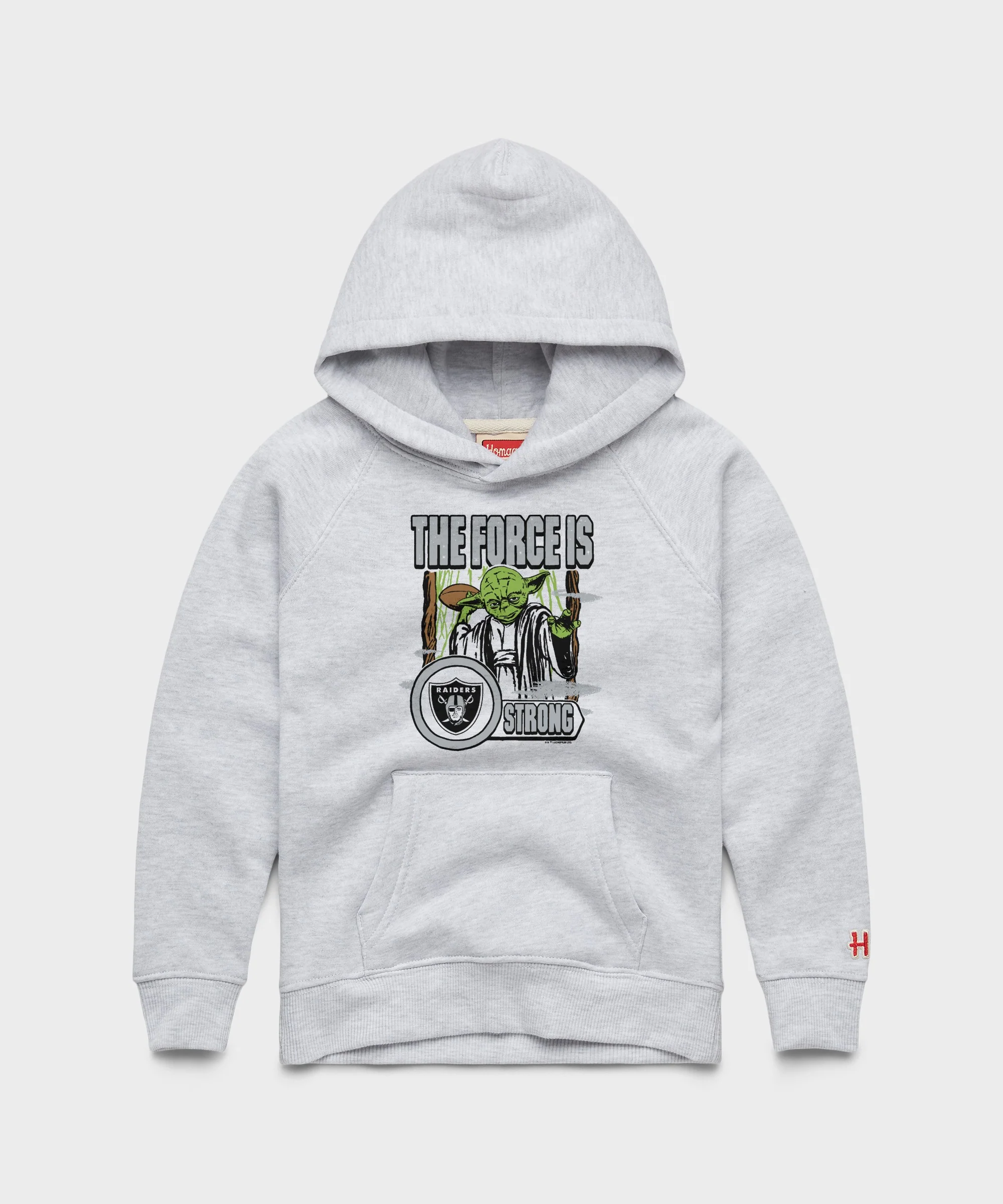 Youth Star Wars x Las Vegas Raiders Light Side Hoodie