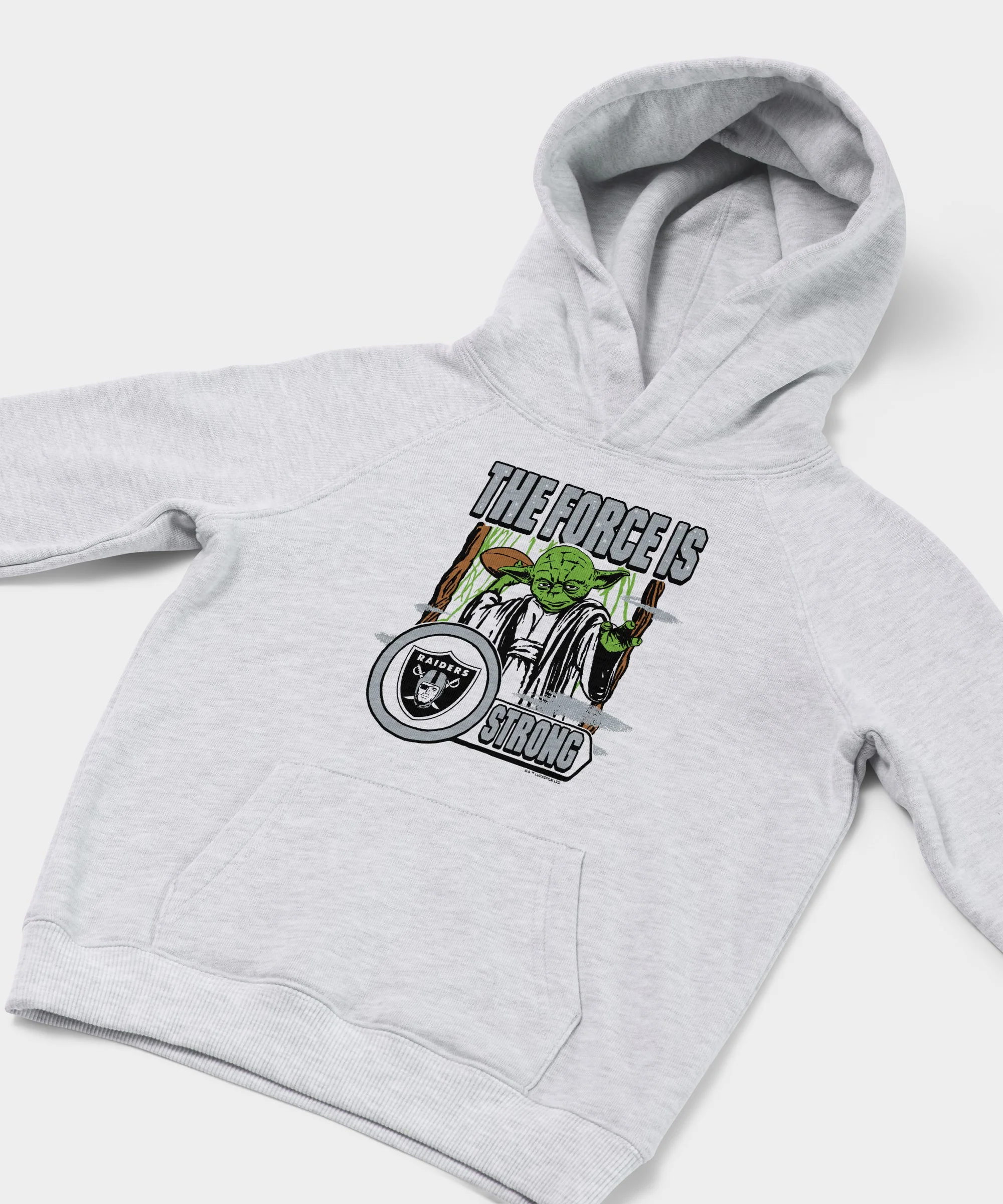 Youth Star Wars x Las Vegas Raiders Light Side Hoodie - Image 2